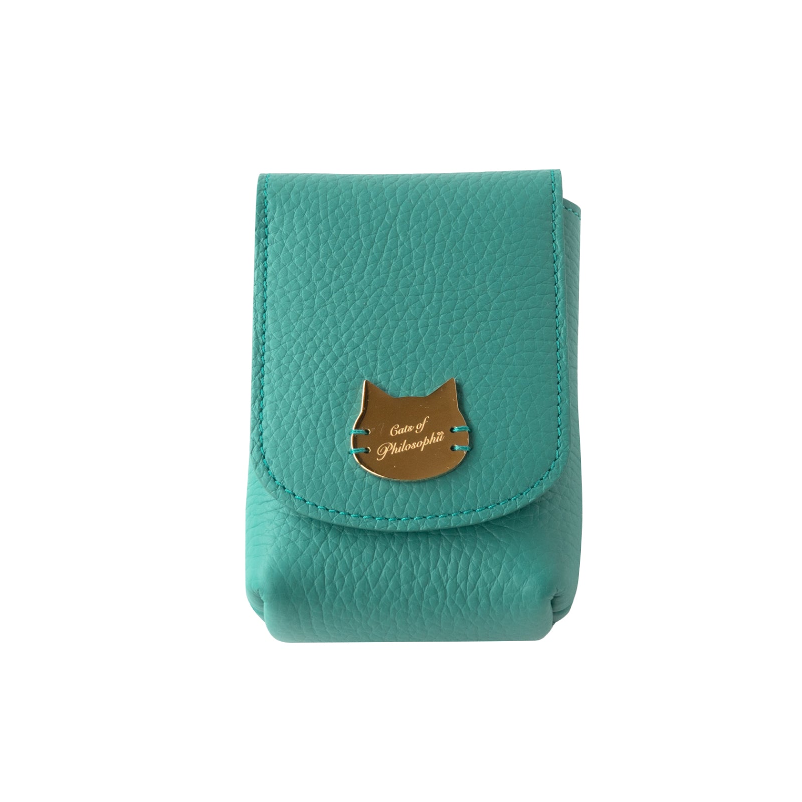 [10/22 (Tue) 1-day limited pre-order sale] CAT lip case (3-piece type) Cuir Mache / Turquoise