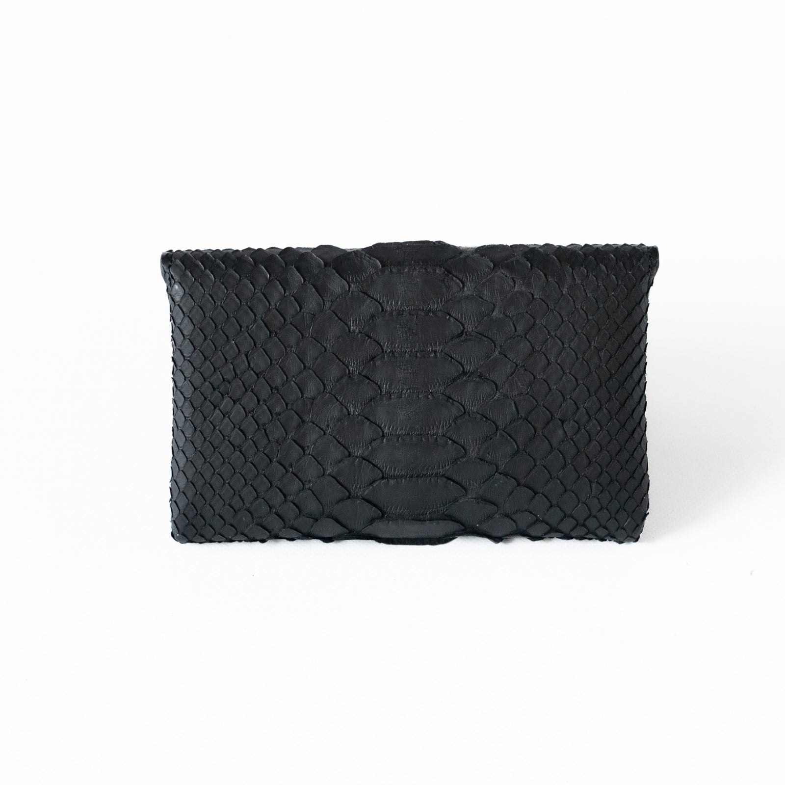 [Pre-order] Leather flap middle wallet / Python (color)