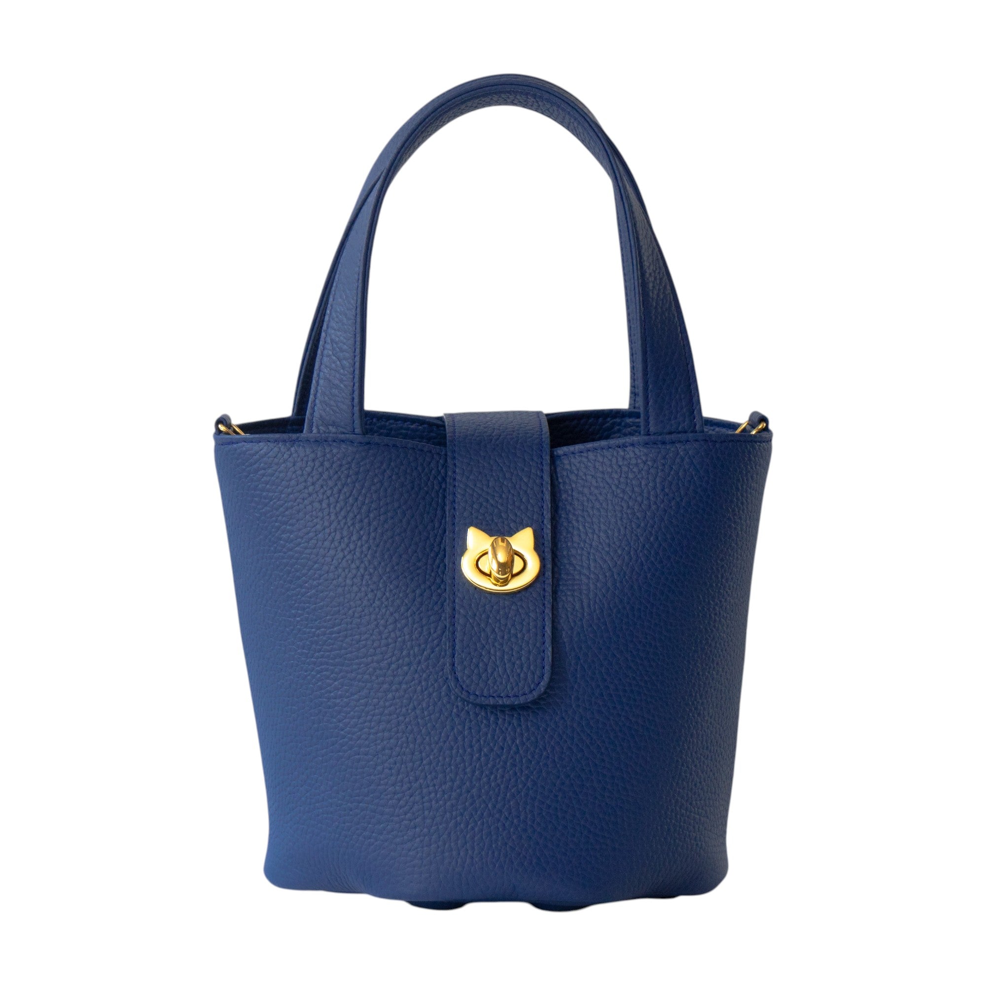 PAW Cuir Mash Mini Bag with Chain Shoulder Strap / Royal Blue