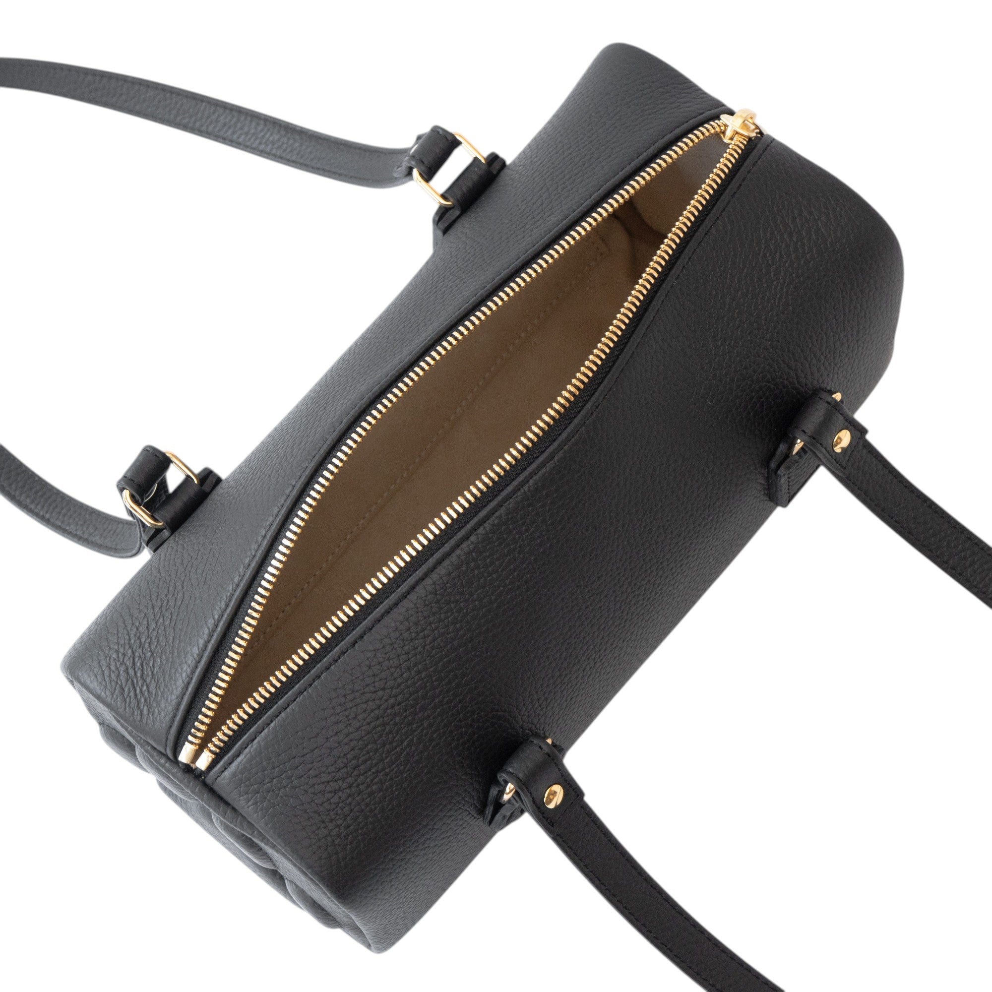 [10% OFF: Friday, May 22, 10:00 PM - Sunday, May 24] Mini Boston Bag - PAW Cuir Mash / Black