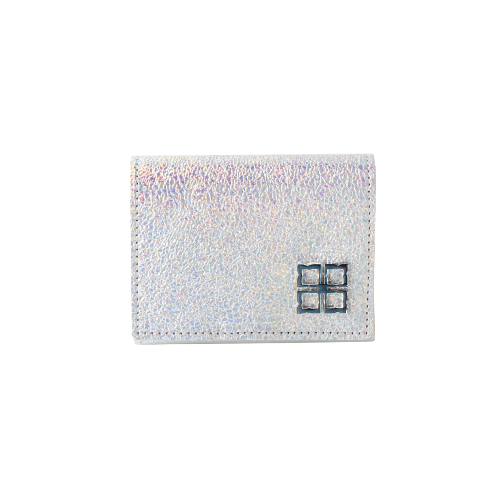 [Made to order 10/18 (Fri) - 10/31 (Thu)] Handy Wallet Opera Lily Prism Leather / Aurora Silver