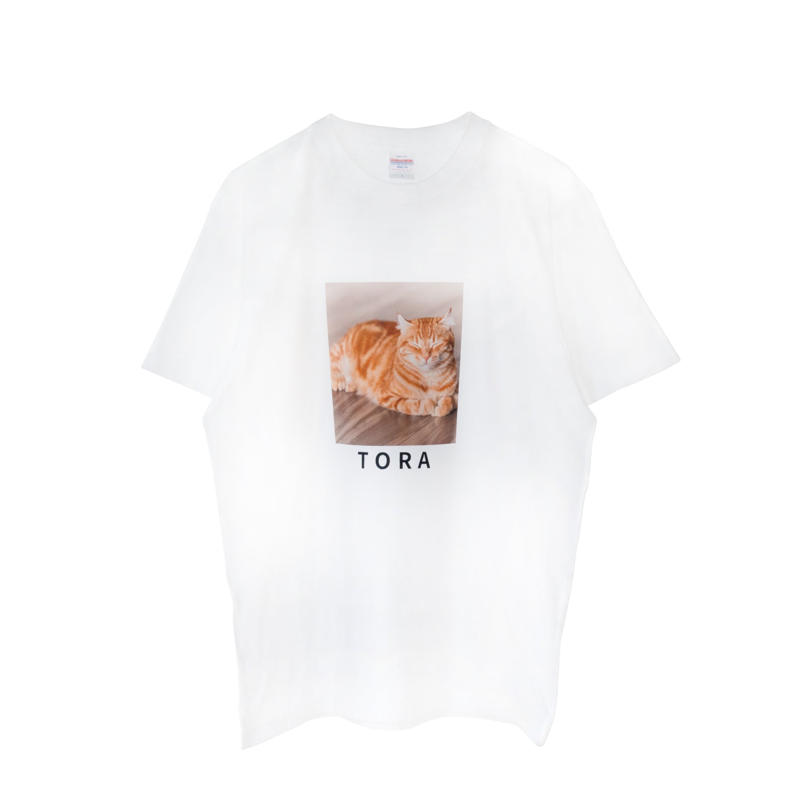 【受注生産：6/8(月)22:00〜11(木)】うちのこプリントTシャツ  /  ホワイト
