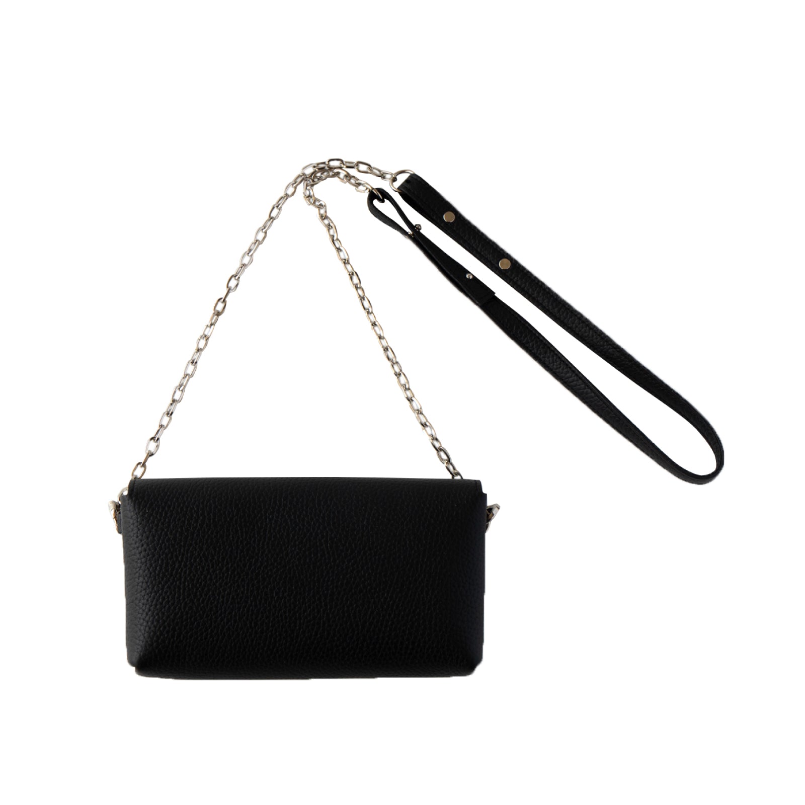 [Made to order 9/6 (Fri) - 9/16 (Mon)] Fleur Million Pochette Cuir Mache / Black 