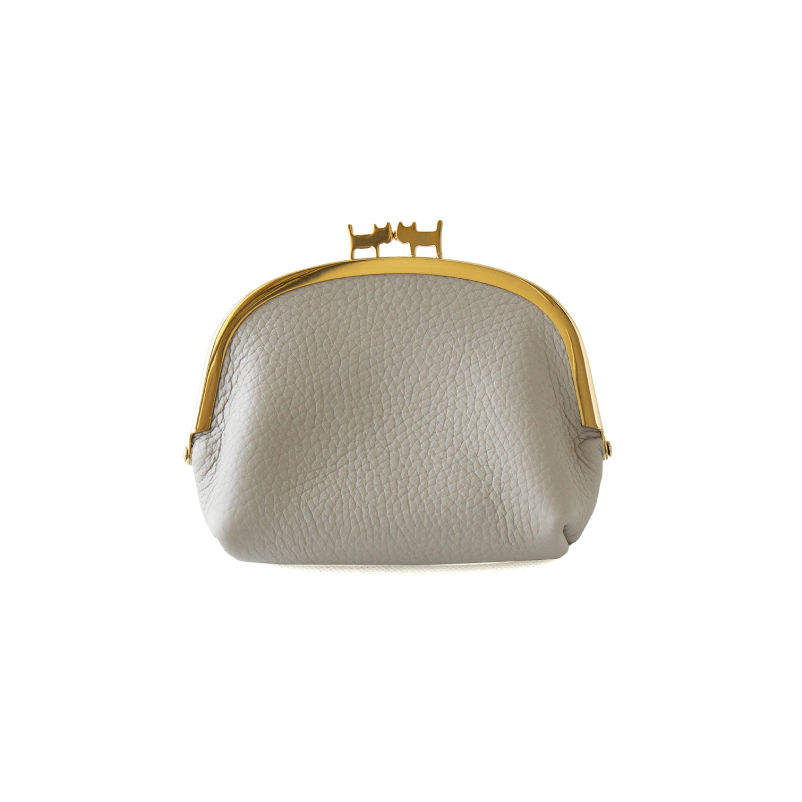 Nyamaguchi Pouch Cuir Mache / Light Gray