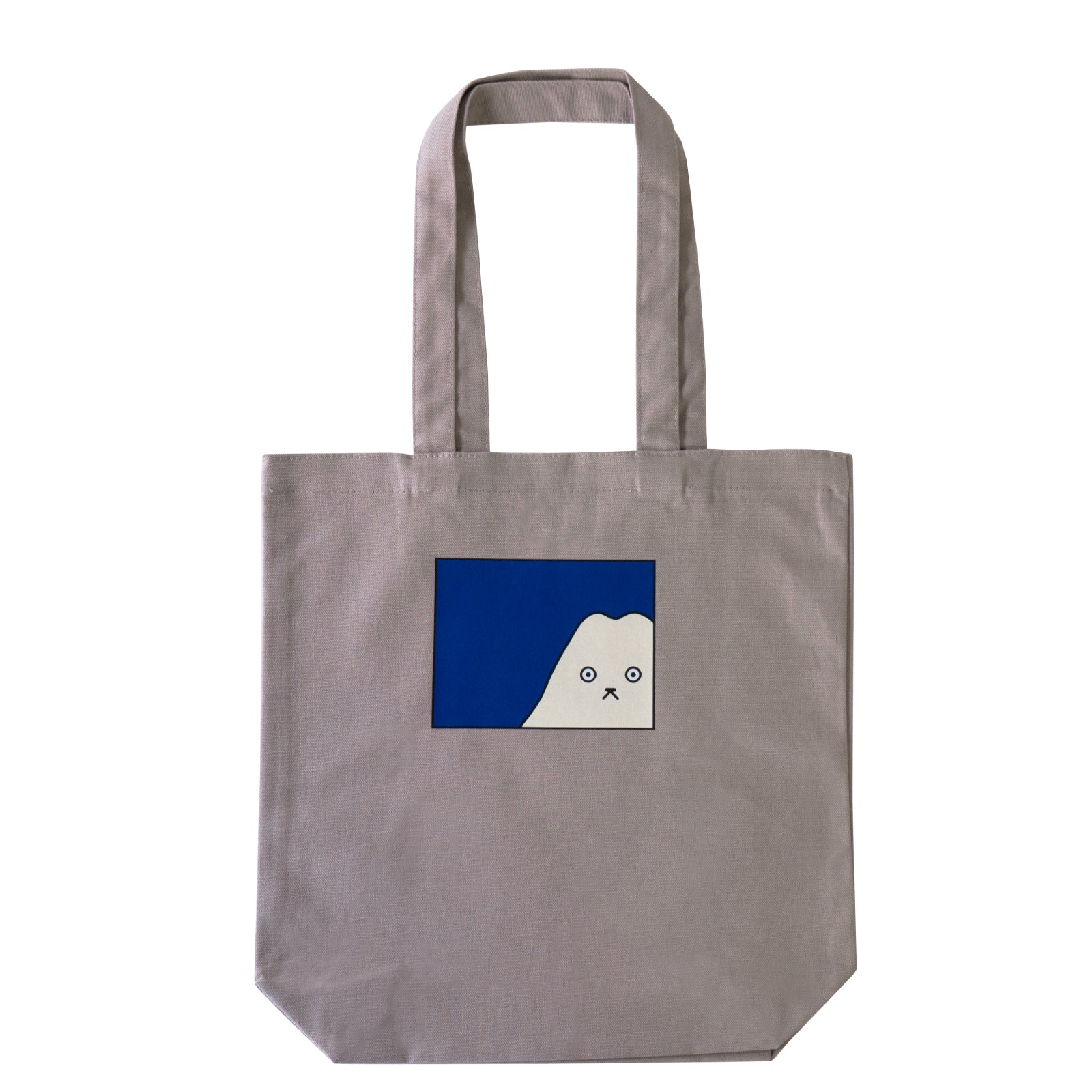 【期間限定：3月20日(金)22:00～22日(日)】にゃんぺんトートバッグ・M  [富士山にゃんぺん]  /  グレージュ