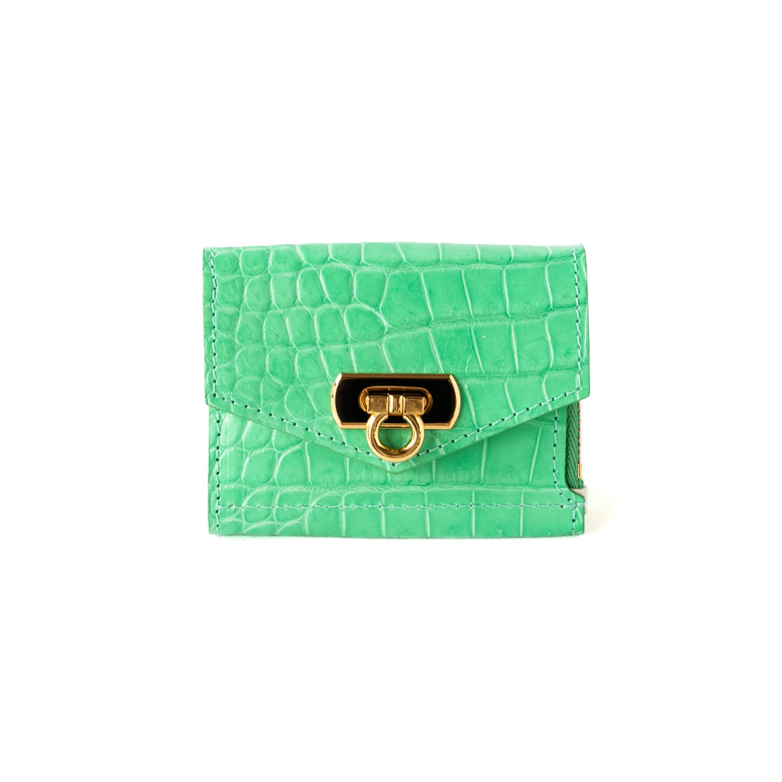 [Limited Item] Handy Wallet Opera Crocodile / Emerald 