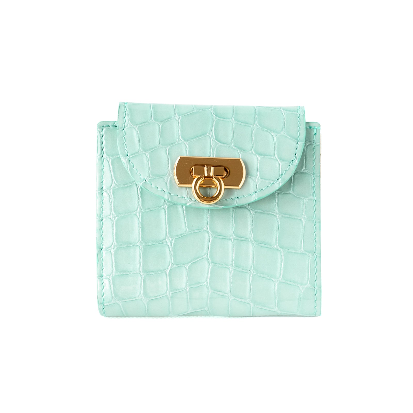 Bi-fold Wallet Eclat Chromer Leather / Ice Blue 