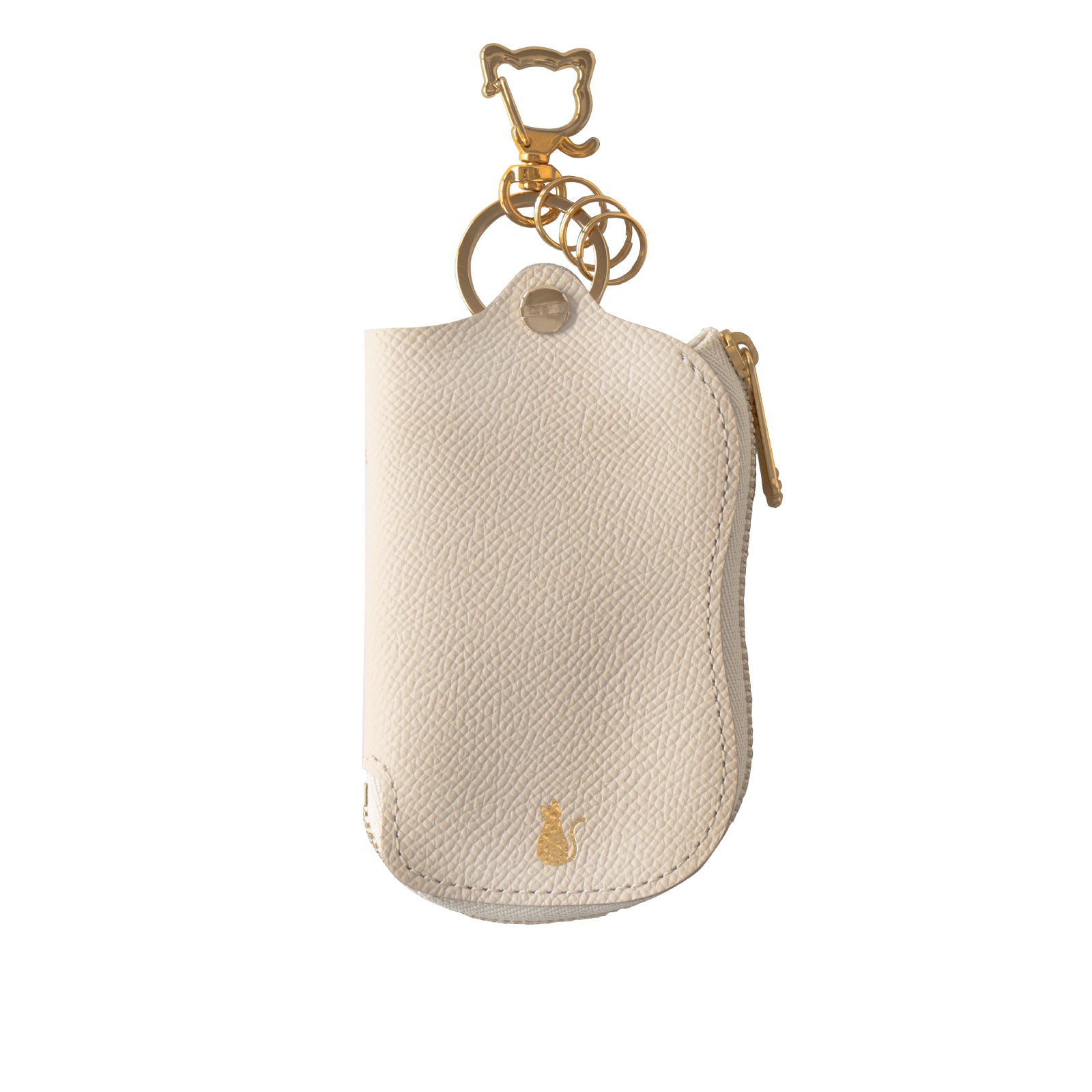 スマートキーケース　キュイール・ミネルバ  /  ヴァニラ