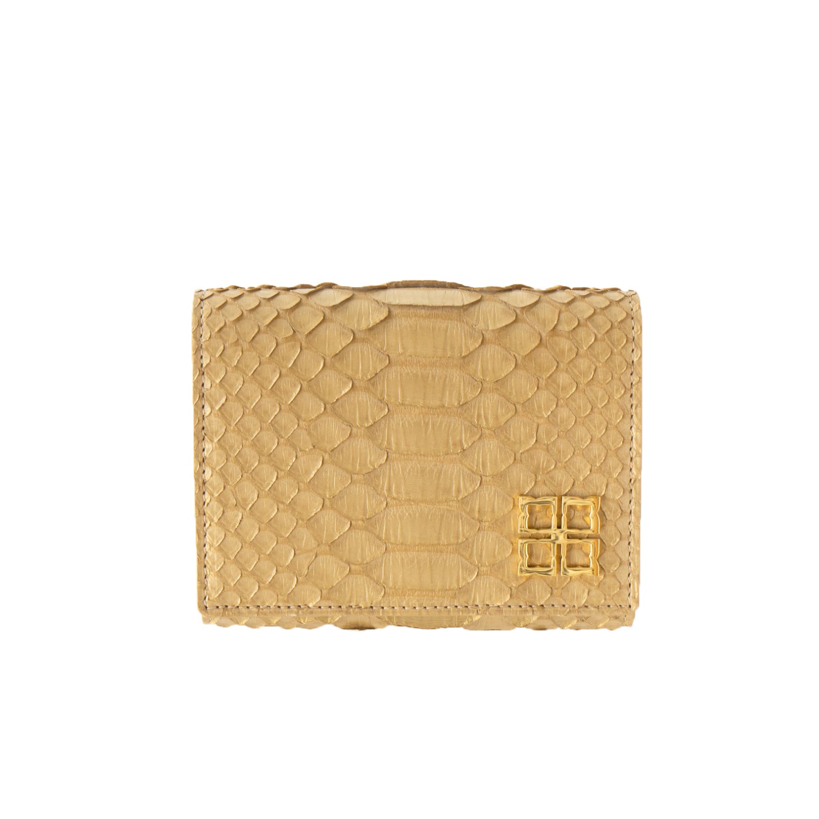 [Made to order 9/13 (Fri) - 9/23 (Mon)] Handy Wallet Opera Lily Grande Gold Python / Antique Gold