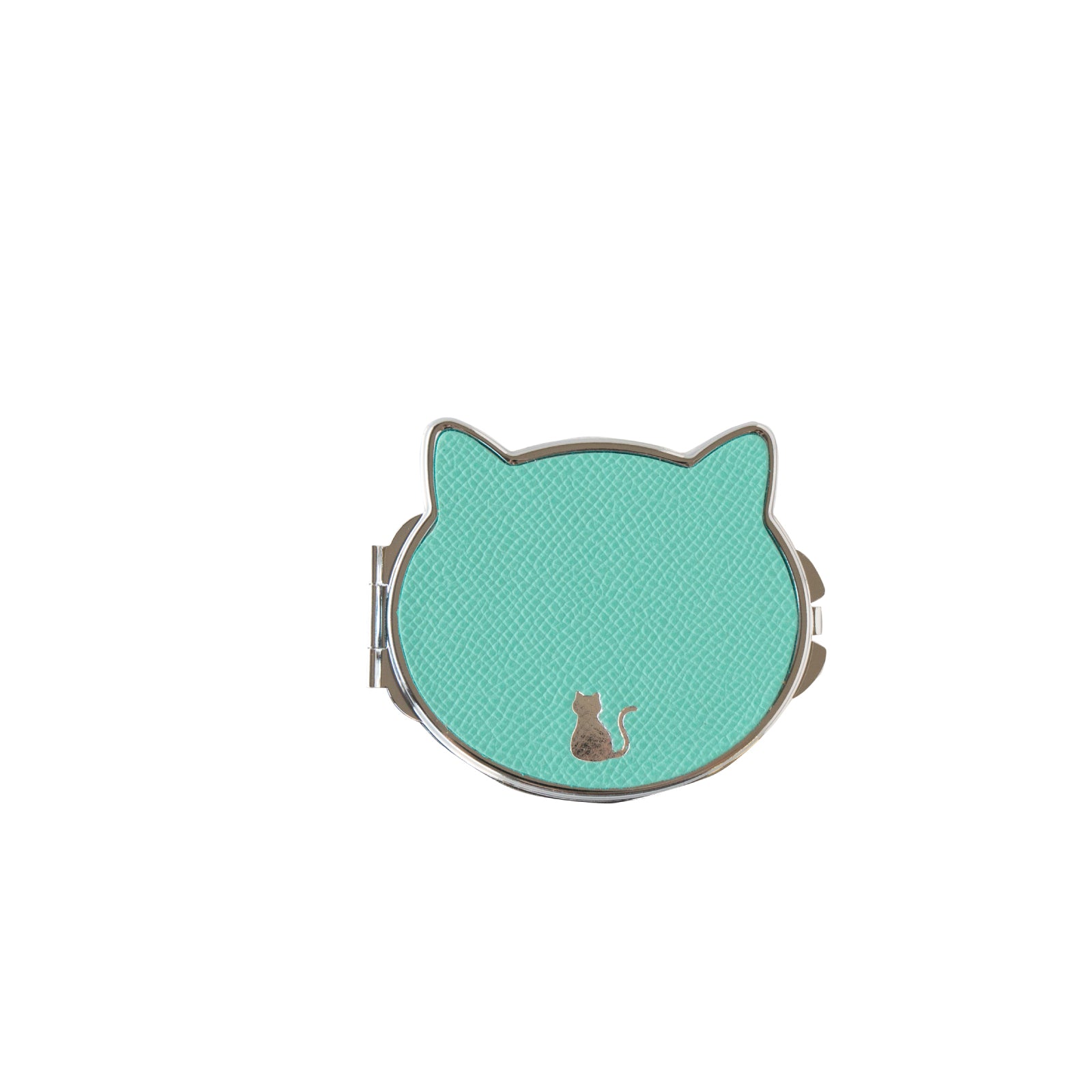 [8/22 (Thu) One-day only, pre-order sales] Nyanpakuto Mirror Veau Epsom / Tiffany Blue