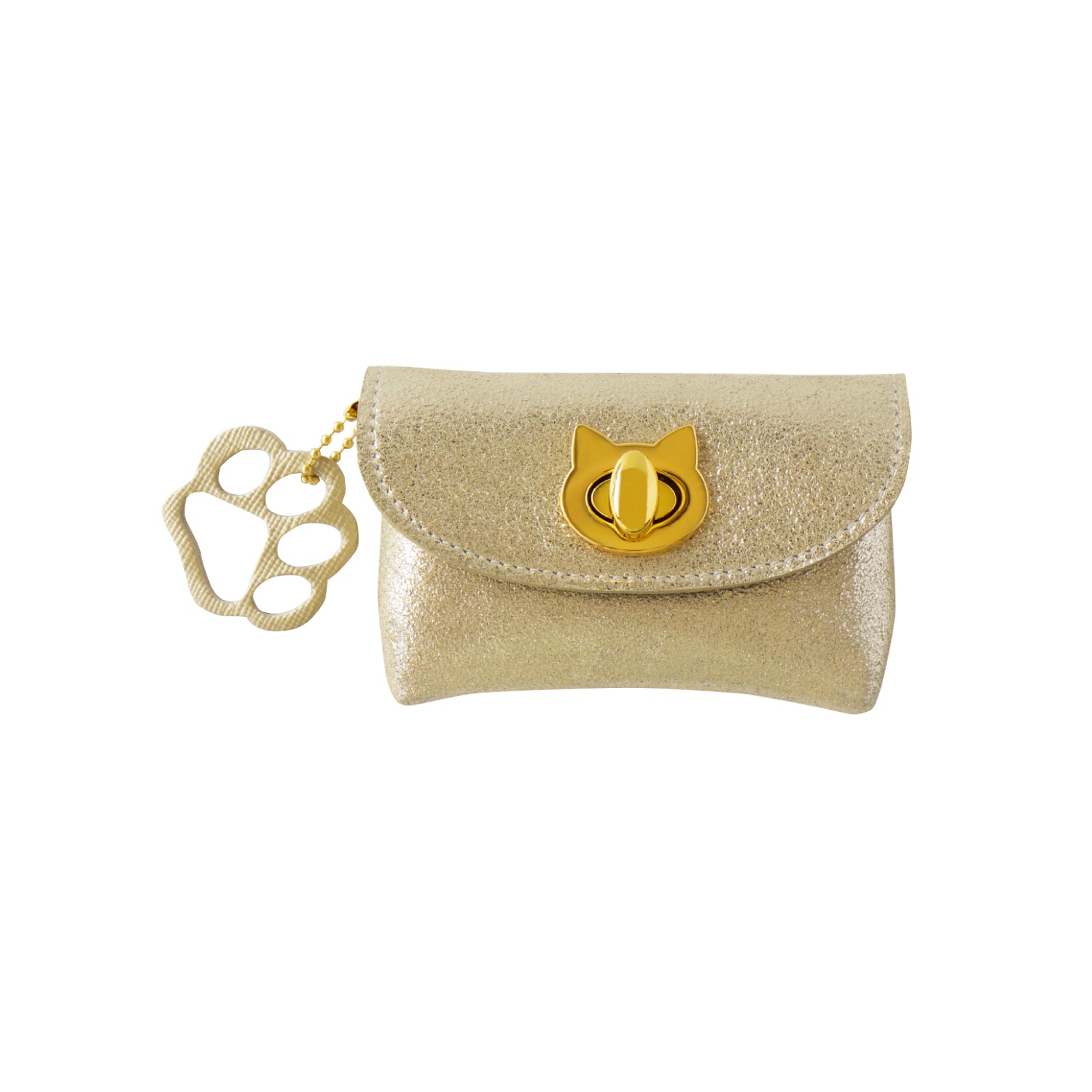 [2/8 (Sat) Limited sale for one day only] Sparkly Flap Wallet Furnya Mini / Gold