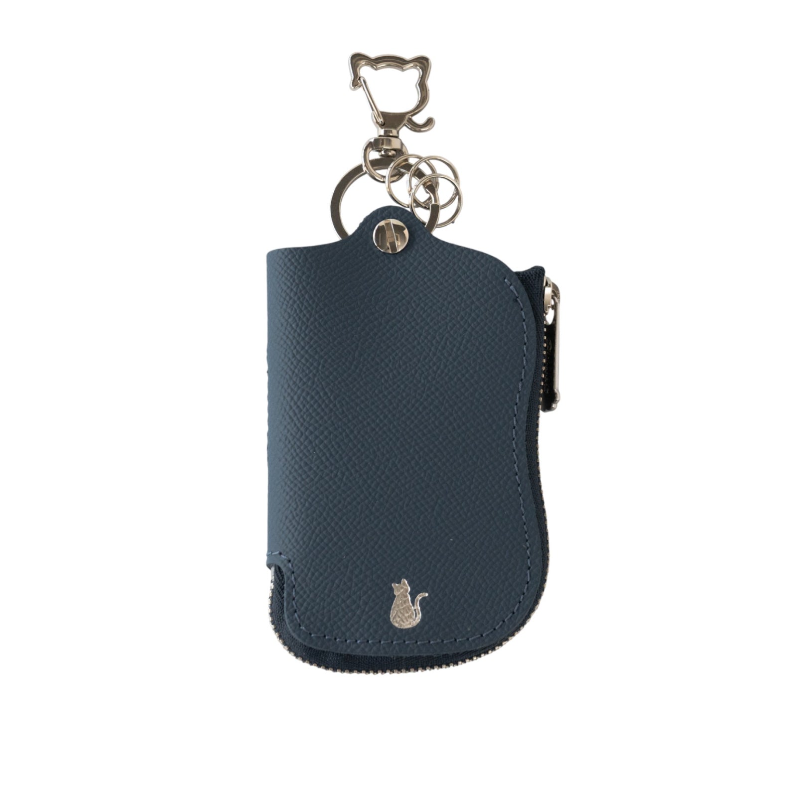 スマートキーケース　キュイール・ミネルバ  /  ブルーフランス