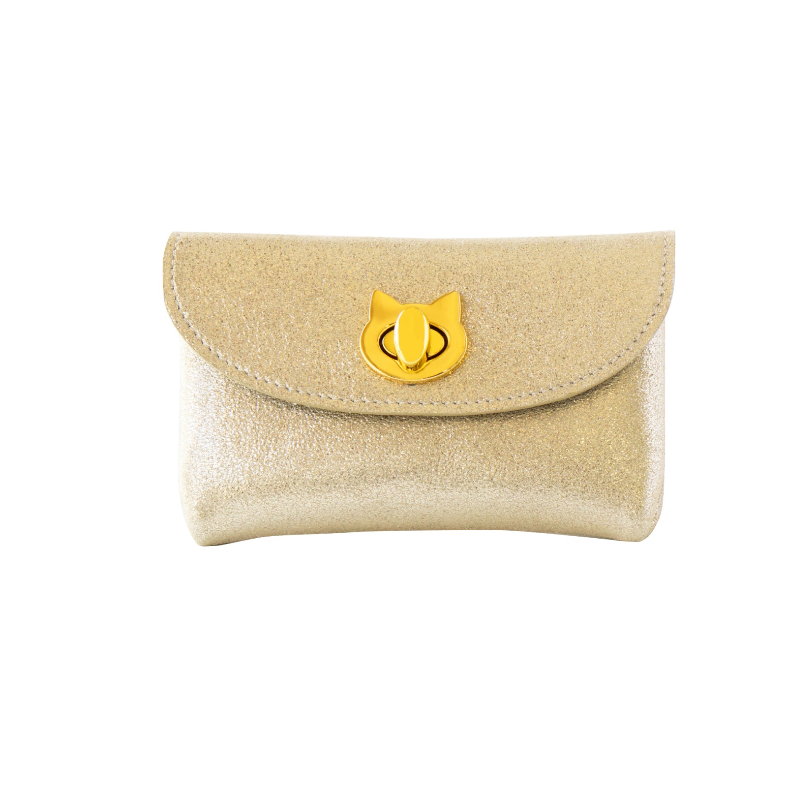 [On sale for one day only on Saturday, February 8th] Sparkly Flap Wallet - Furnya Medium / Gold