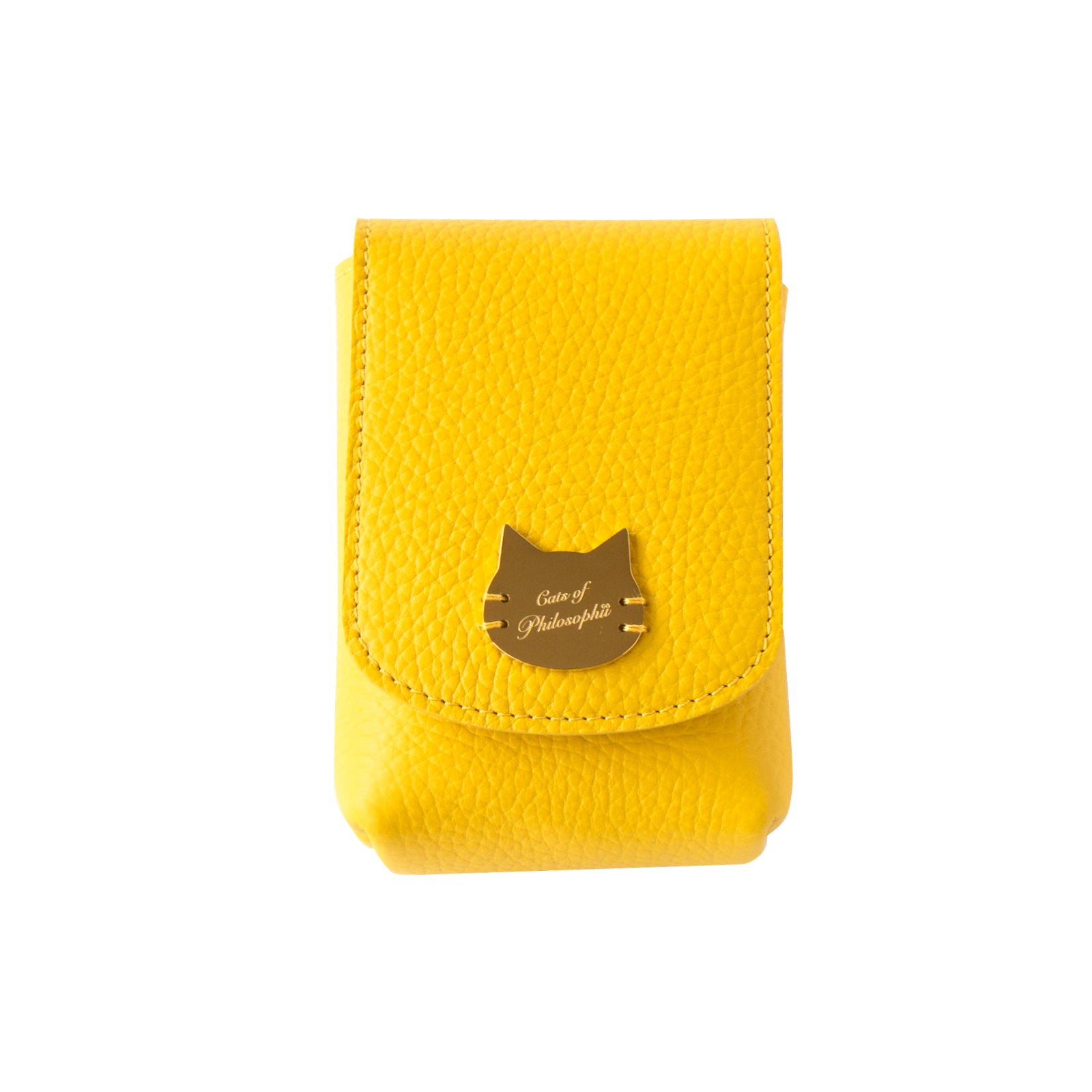 [10/22 (Tue) 1-day limited pre-order sale] CAT lip case (3-piece type) Cuir Mache / Jaune