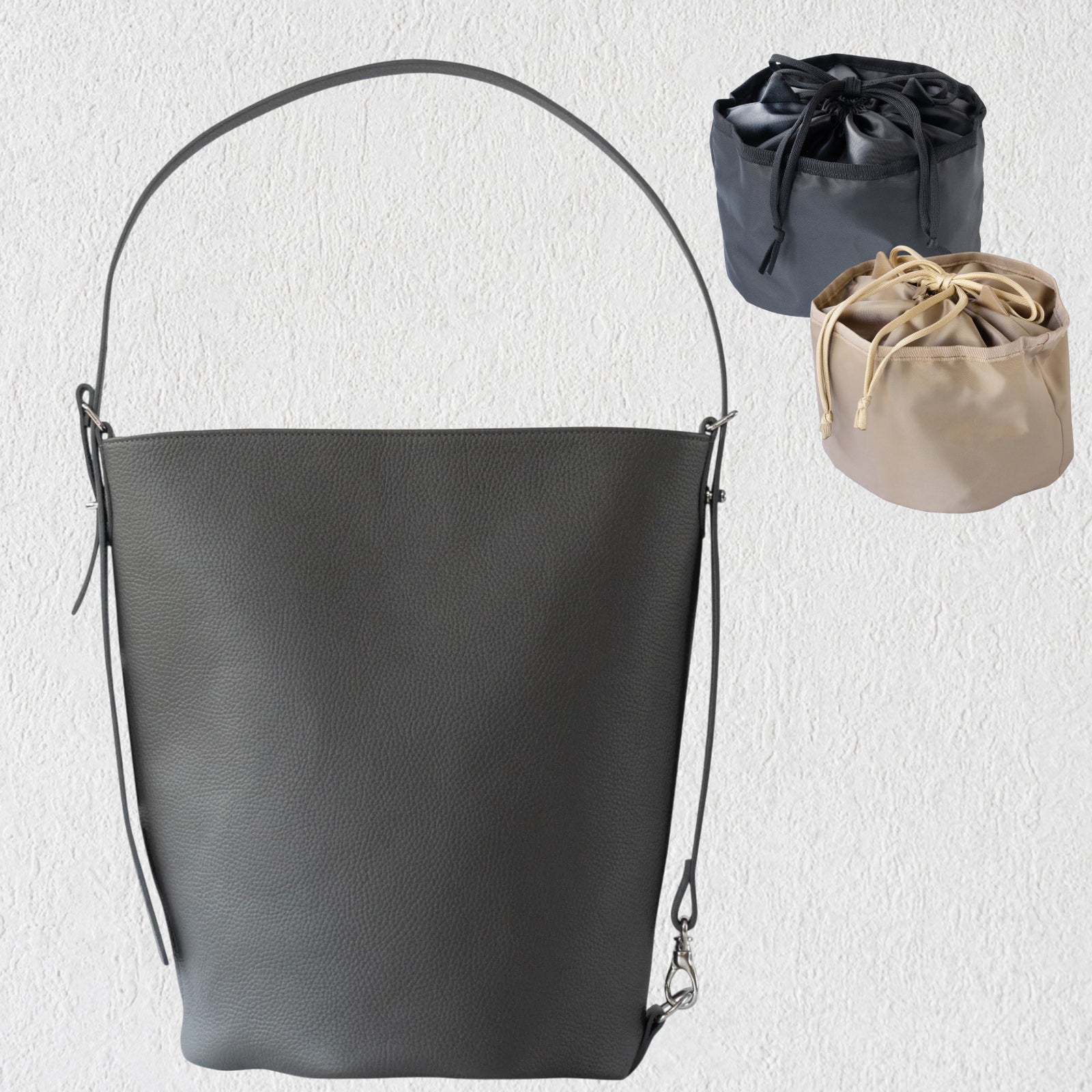 【数量限定】【5/15(金)22:00～21(木)】3WAYバッグ PAW (パウ)     選べる [PAW in BAG] 付き  /  グラファイト