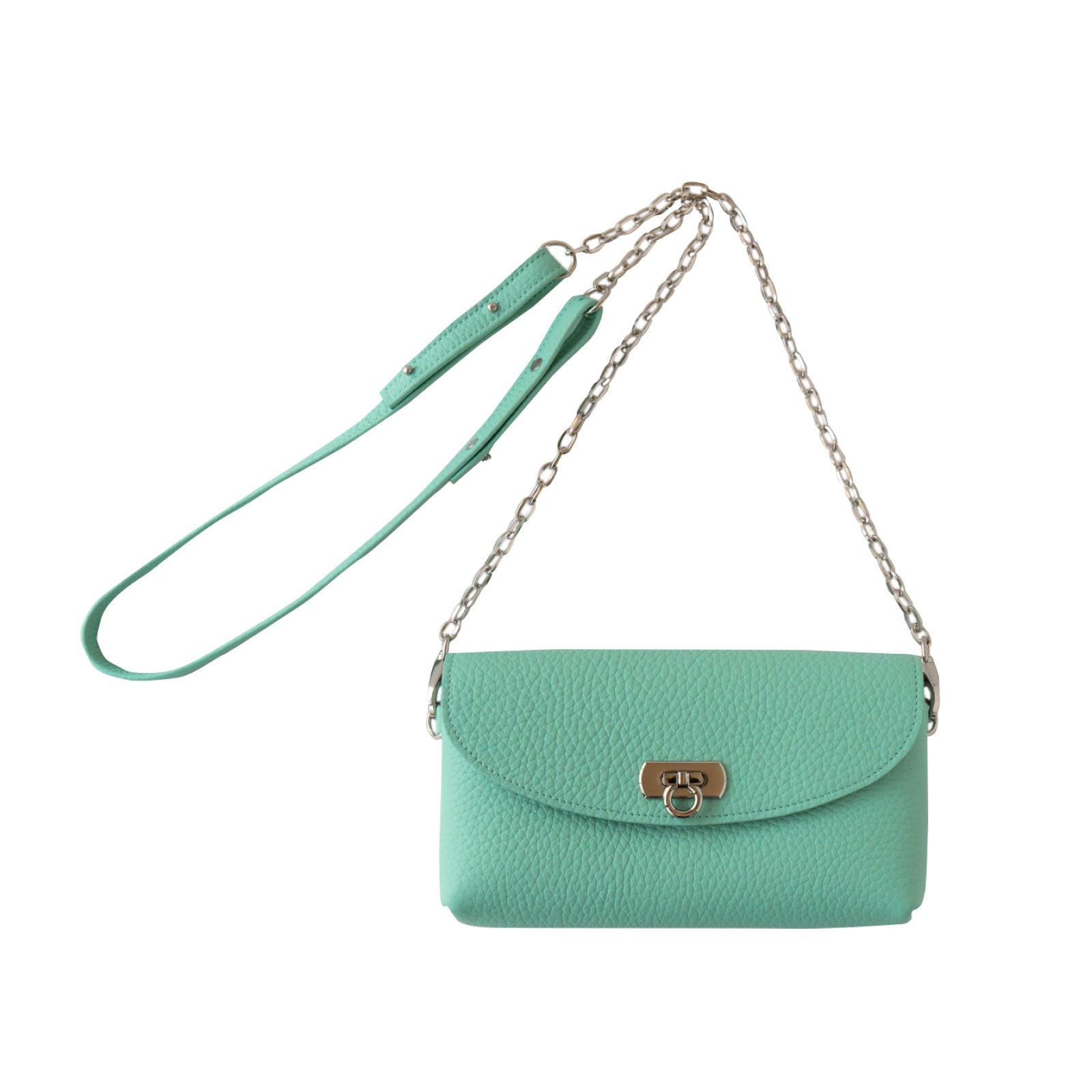 [Made to order 9/6 (Fri) - 9/16 (Mon)] Fleur Million Pochette Taurillon Clemence / Tiffany Blue