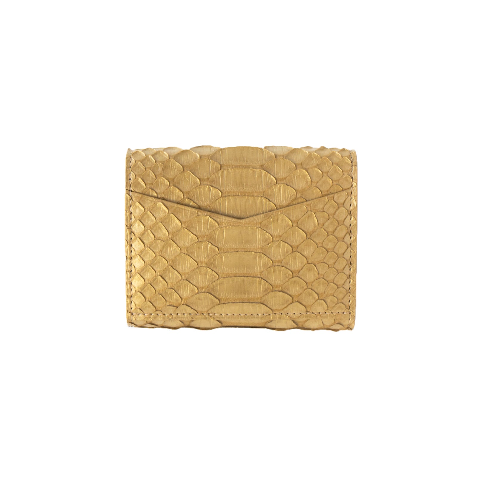 [Made to order 9/13 (Fri) - 9/23 (Mon)] Handy Wallet Opera Lily Gold Python / Antique Gold