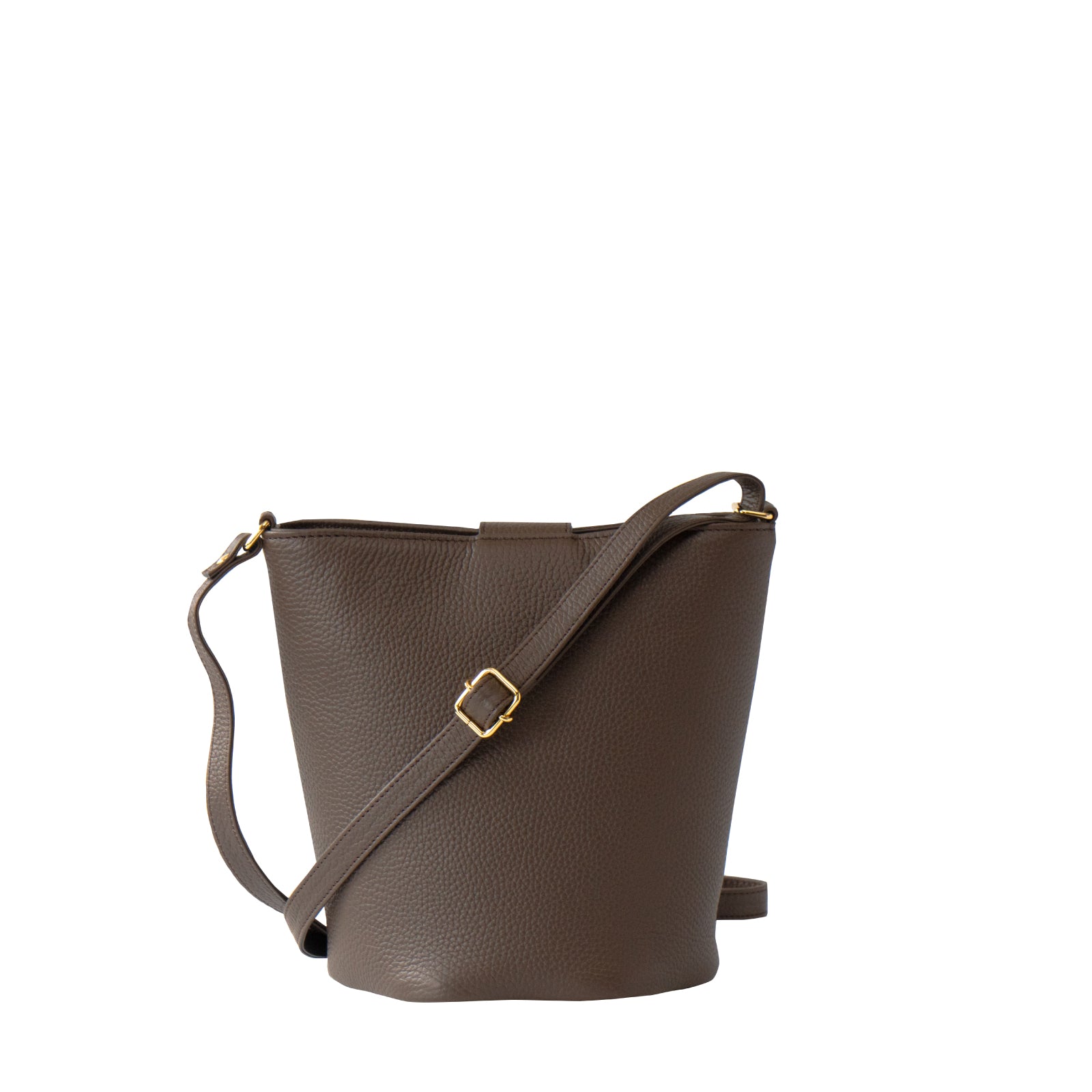 [New and Improved] Shoulder Bag PAW (Paw) Cuir Mash / Chocolate