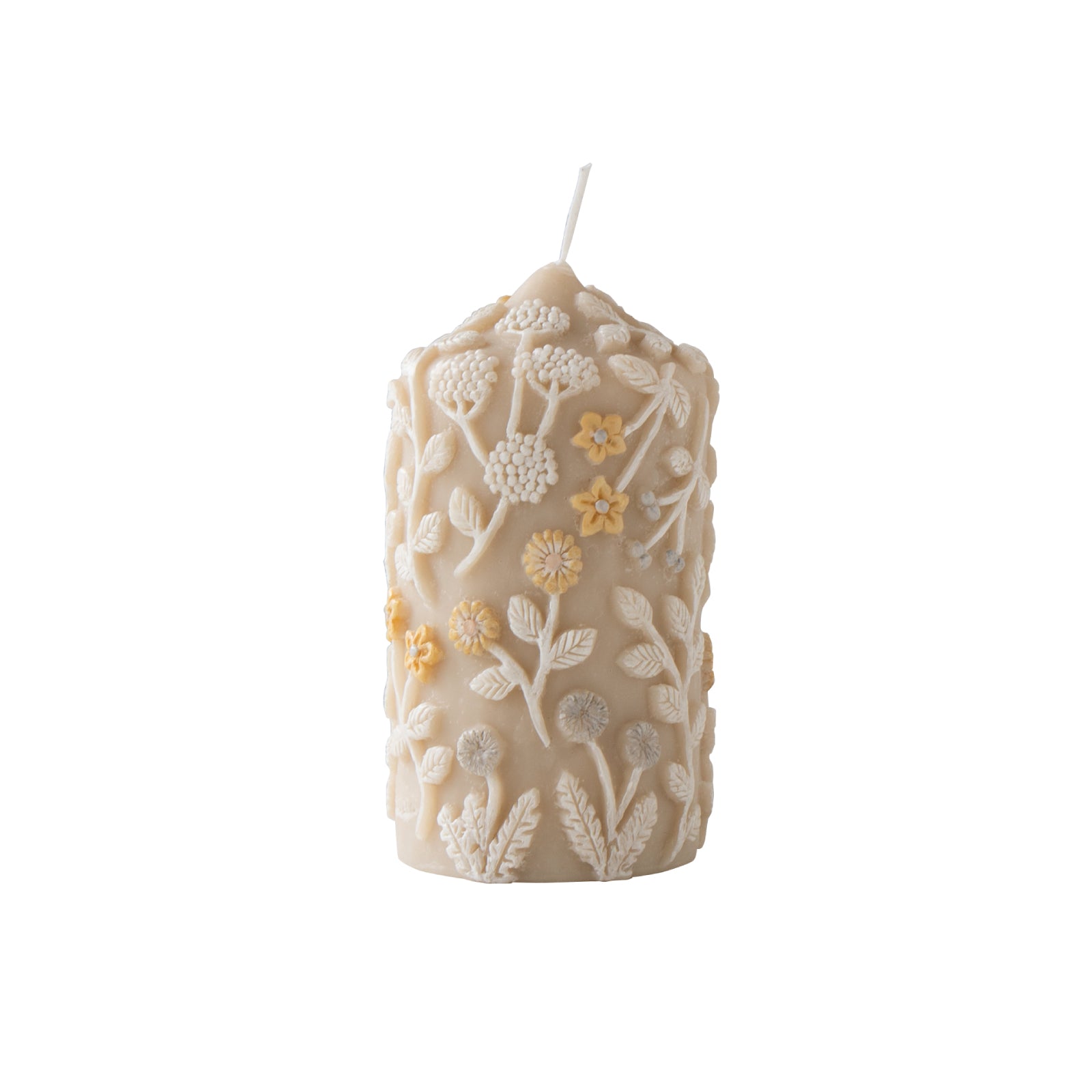 【10/22(火) 1日限定・受注販売 】[数量限定] SLOWEL CANDLE   レリーフキャンドル 「幸せな猫」/  ブラウン