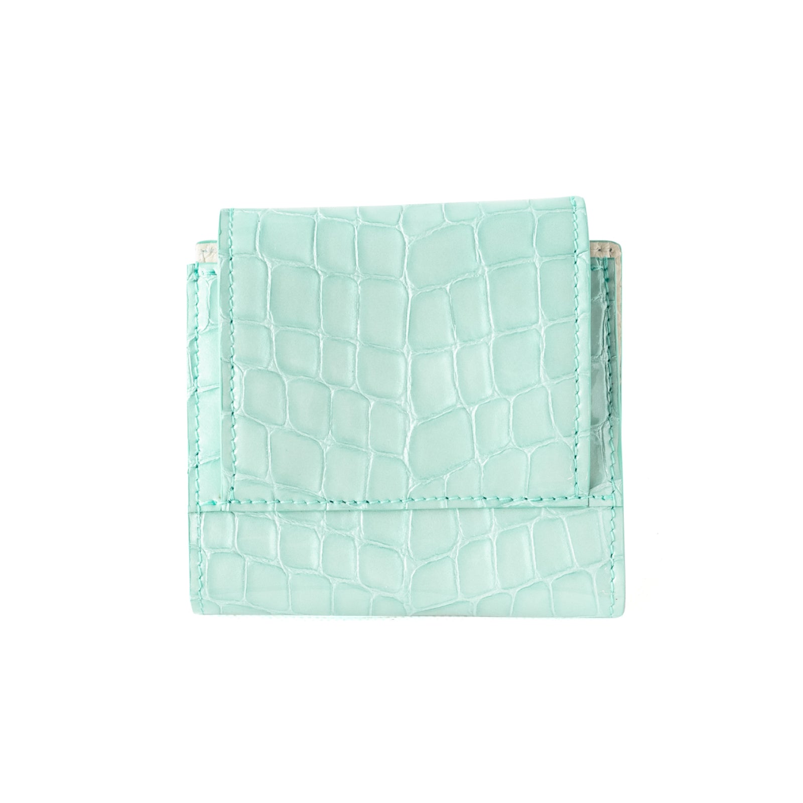 Bi-fold Wallet Eclat Chromer Leather / Ice Blue 