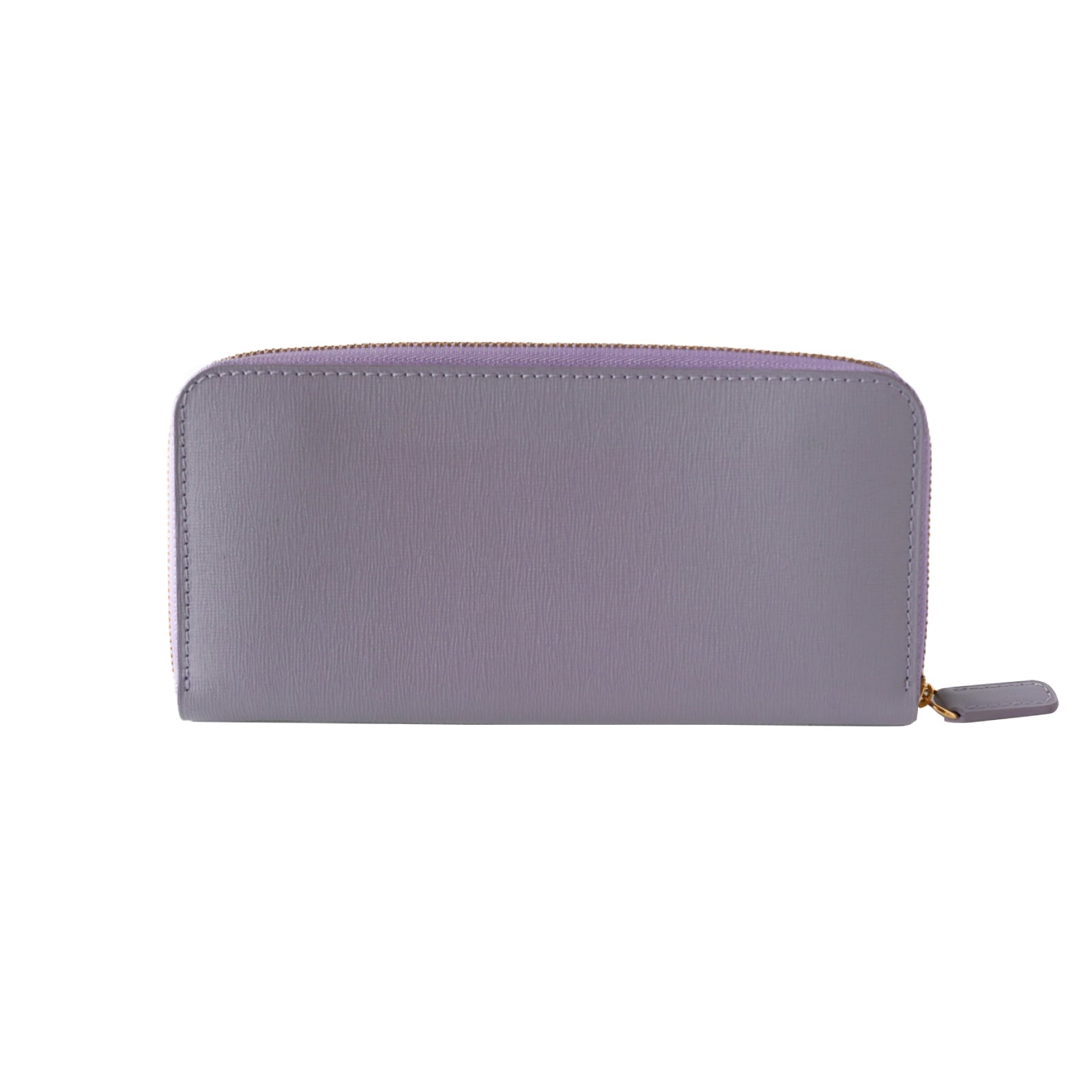 [Service item] Round zipper long wallet 8 cards Saffiano