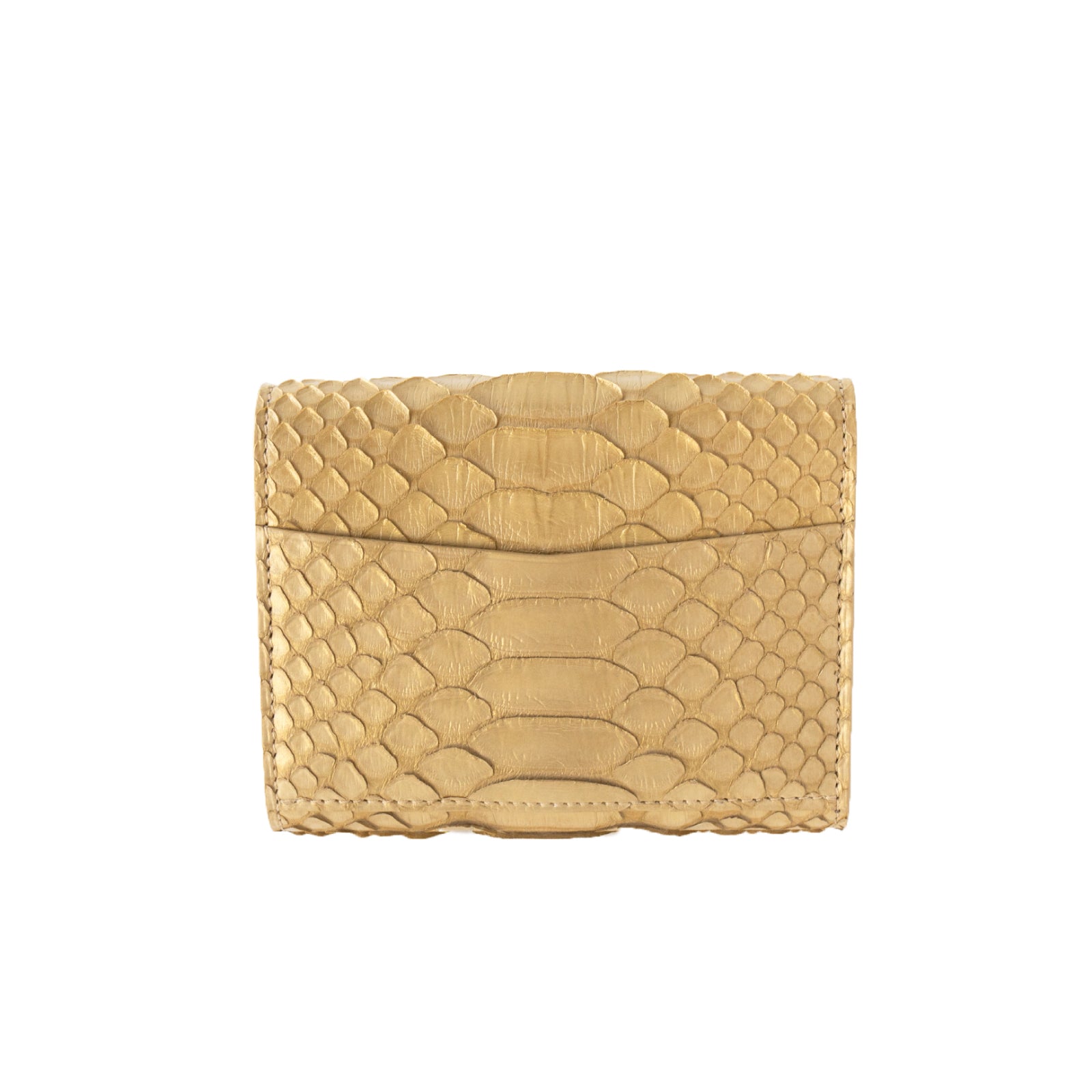 [Made to order 9/13 (Fri) - 9/23 (Mon)] Handy Wallet Opera Lily Grande Gold Python / Antique Gold