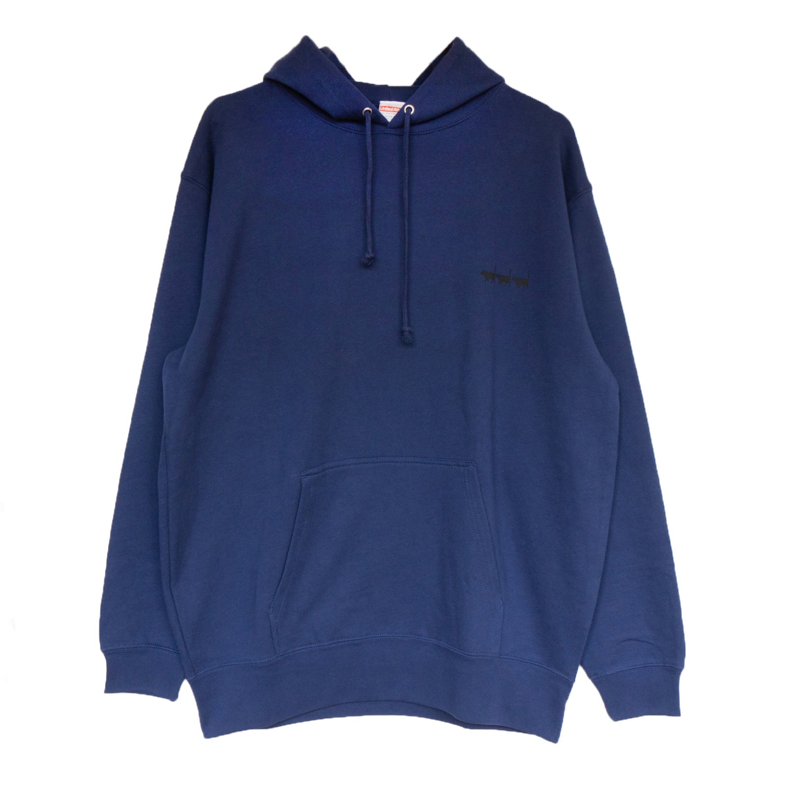 [10/8 (Tue) 1-day limited time only, pre-order sale] Cat print hoodie / navy 