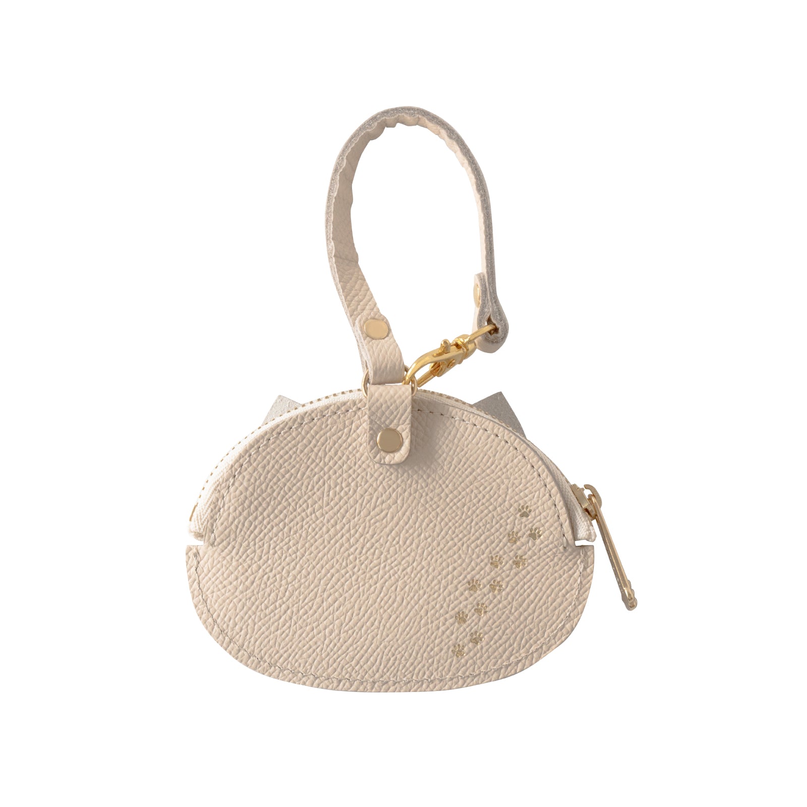 にゃんフェイスコインケース　キュイール・ミネルバ  /  ヴァニラ