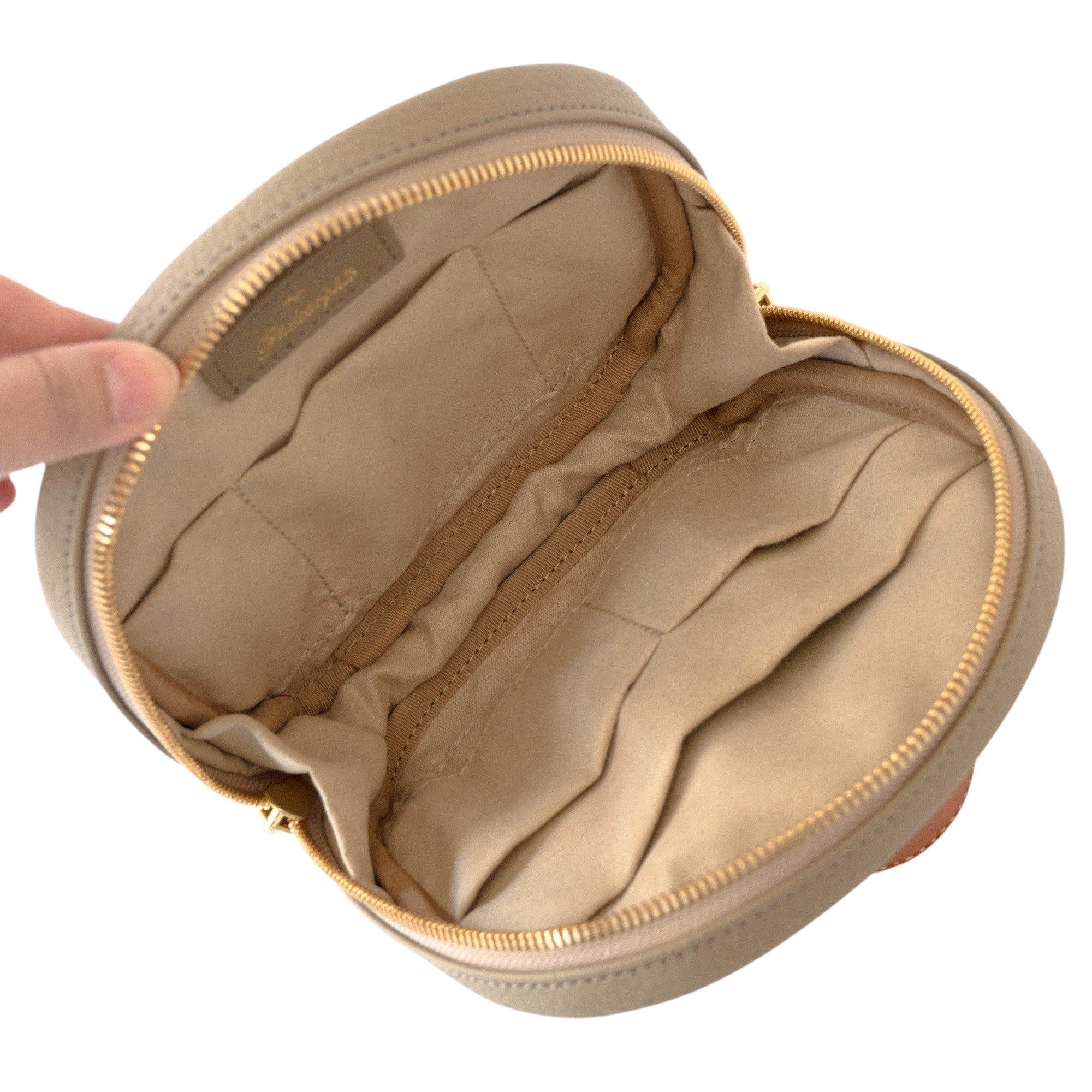 [10% OFF: Friday, May 22, 10:00 PM - Sunday, May 24] PAW Make-up Pouch - Cuir Mash / Tourterelle