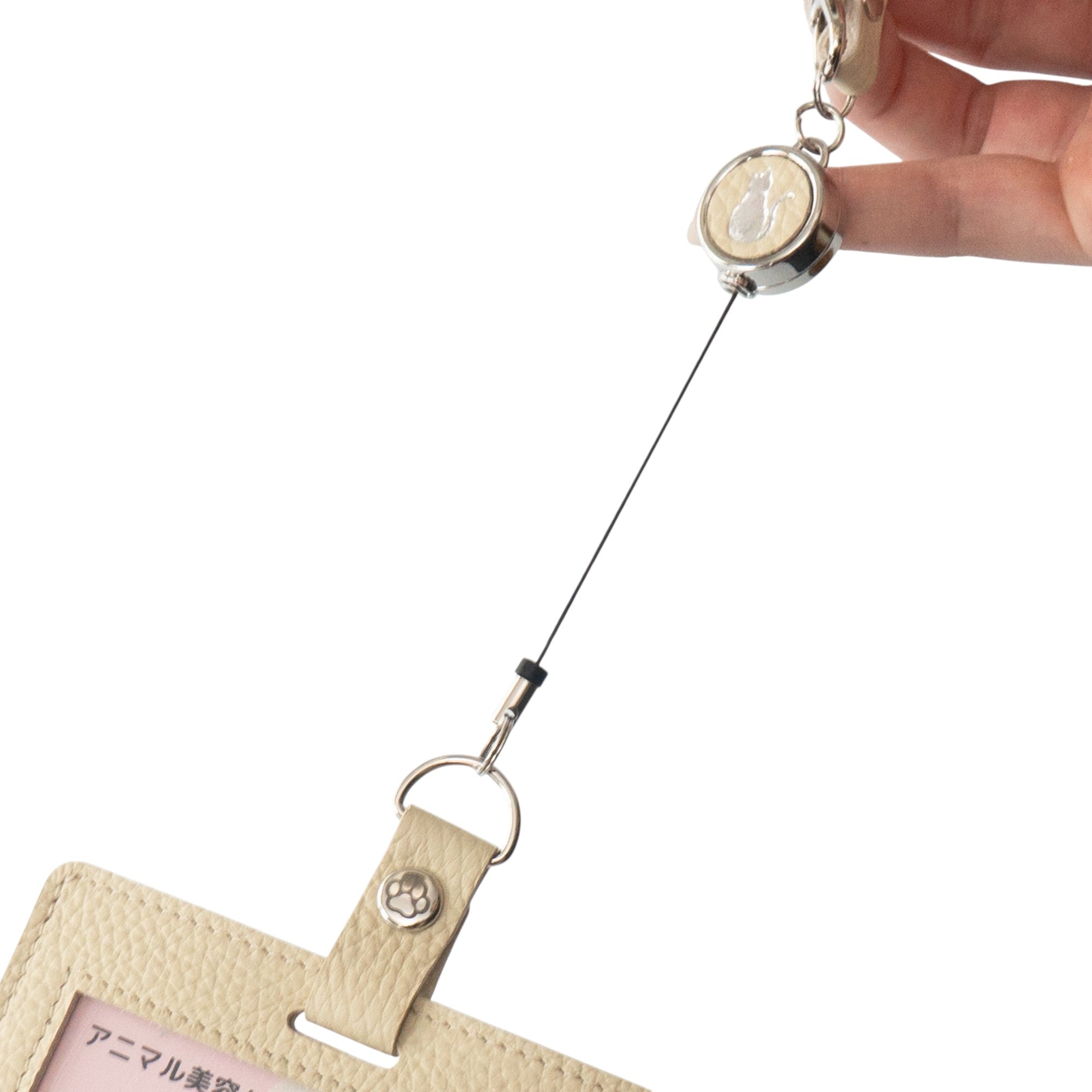 【受注販売：7/24(金)22:00～26(日)】【初回10%OFF】ストラップが選べるIDカードホルダー / メレンゲ