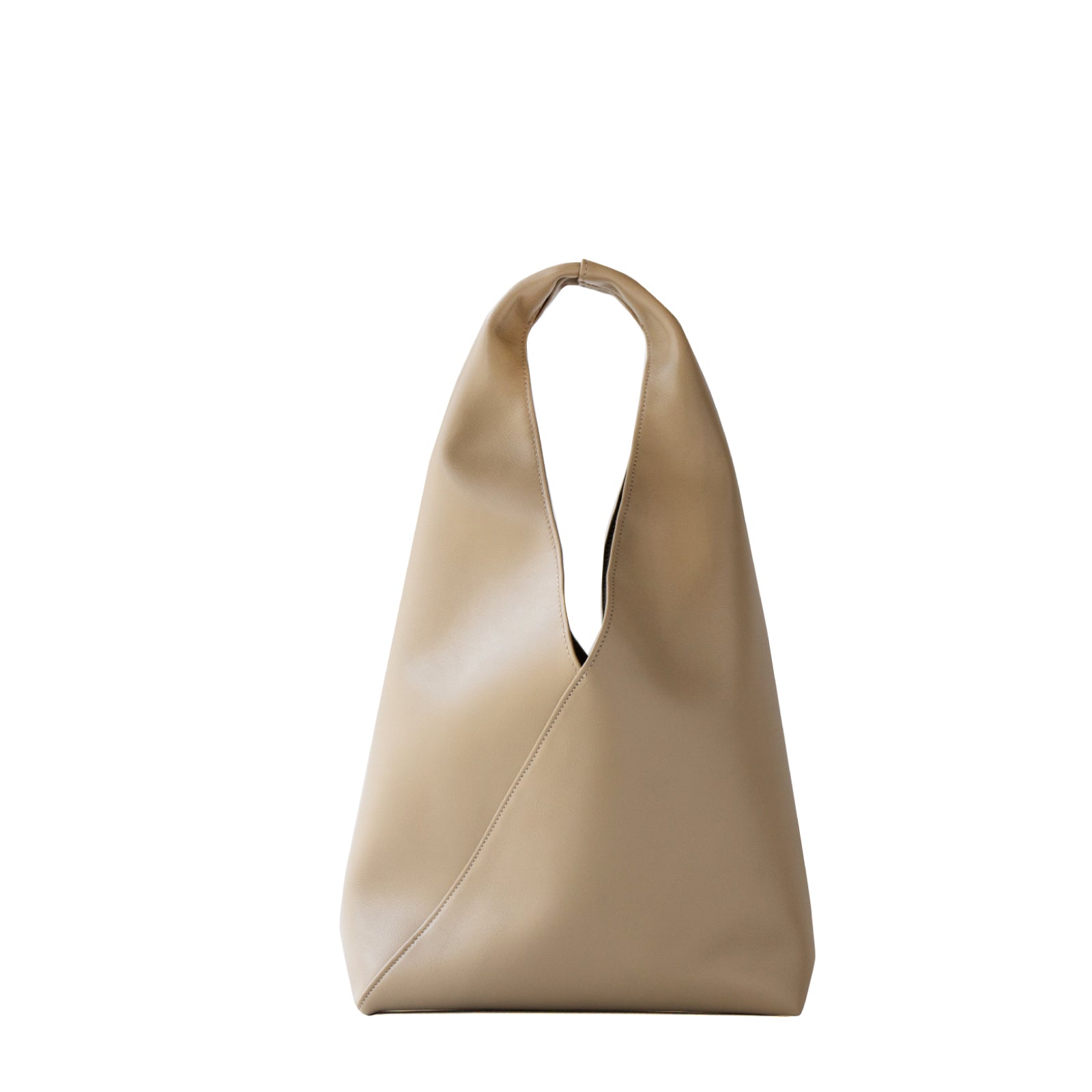 [Year-end Thanksgiving Sale] Triangle Bag S Lille / Beige