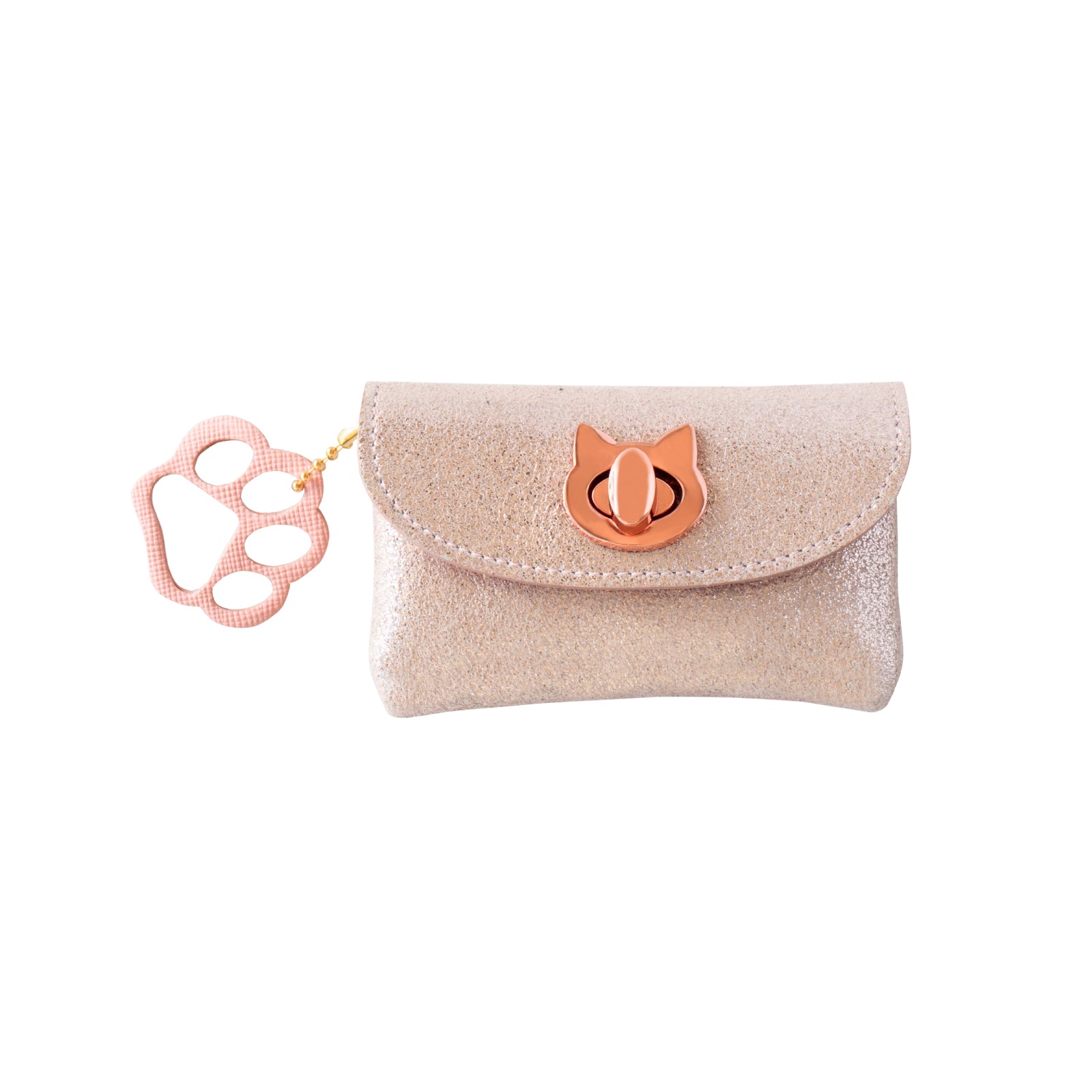 [On sale for one day only on Saturday, February 8th] Sparkly Flap Wallet - Furnya Mini / Rose Gold