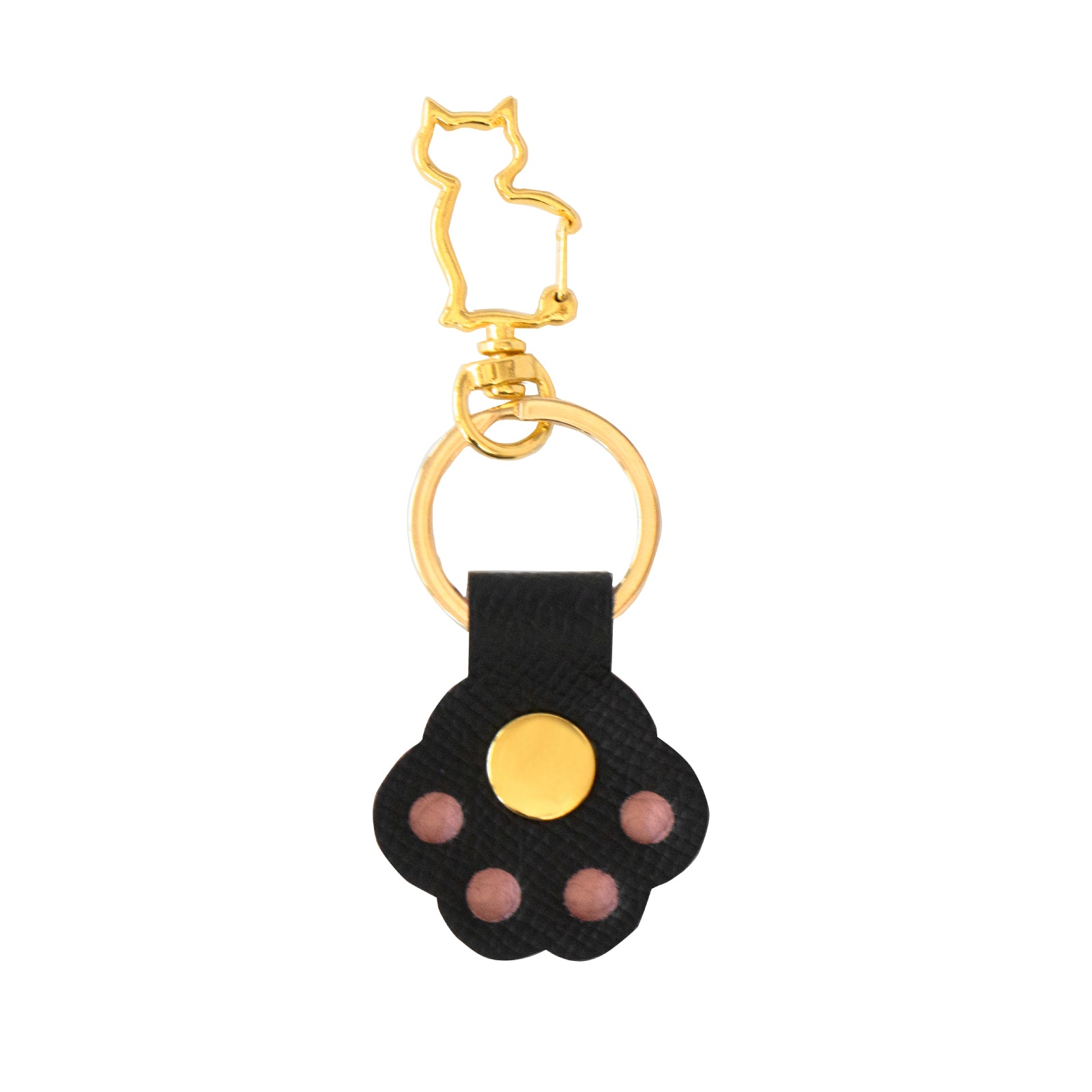 【数量限定】【期間限定：8/14(金)22:00〜17(月)】黒猫ニャーホルダー3点セット [選べる金具カラー]