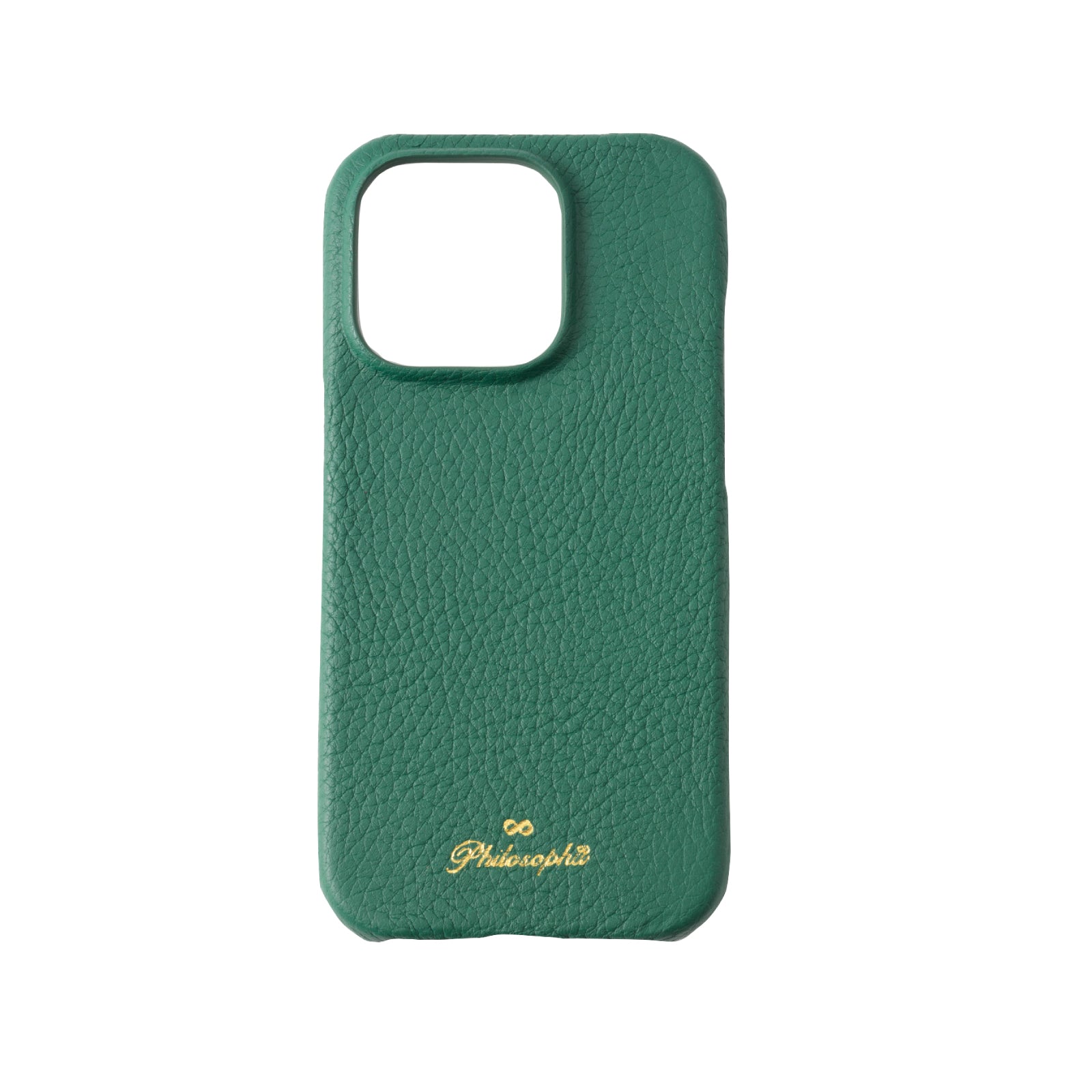 iPhone back cover (iPhone15 series/Emerald) Taurillon Clemence