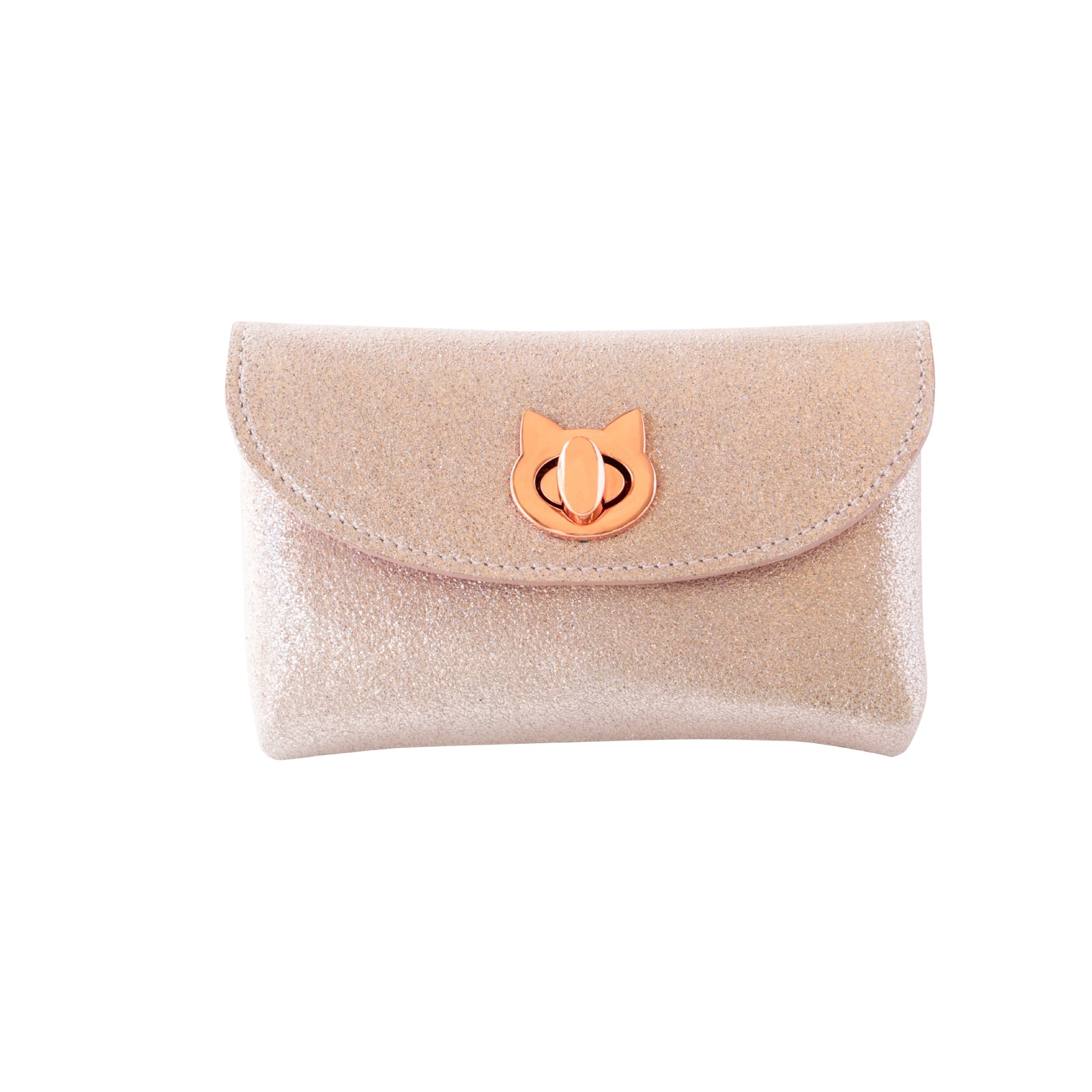 Sparkly Flap Wallet - Frunya Medium / Rose Gold