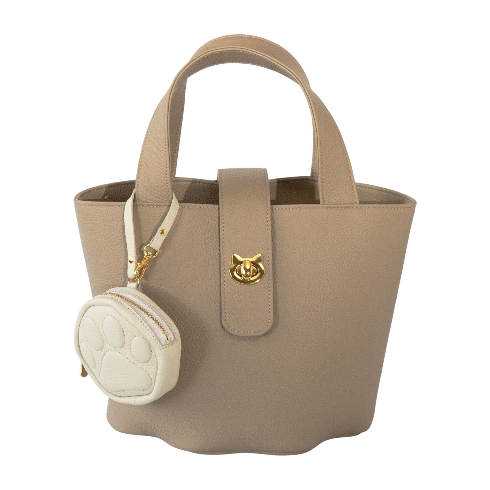 【2/21(土)22:00～23(月)23:59】【猫の日限定】PAWうちのこチャームポーチ　キュイール・マッシュ   /  メレンゲ