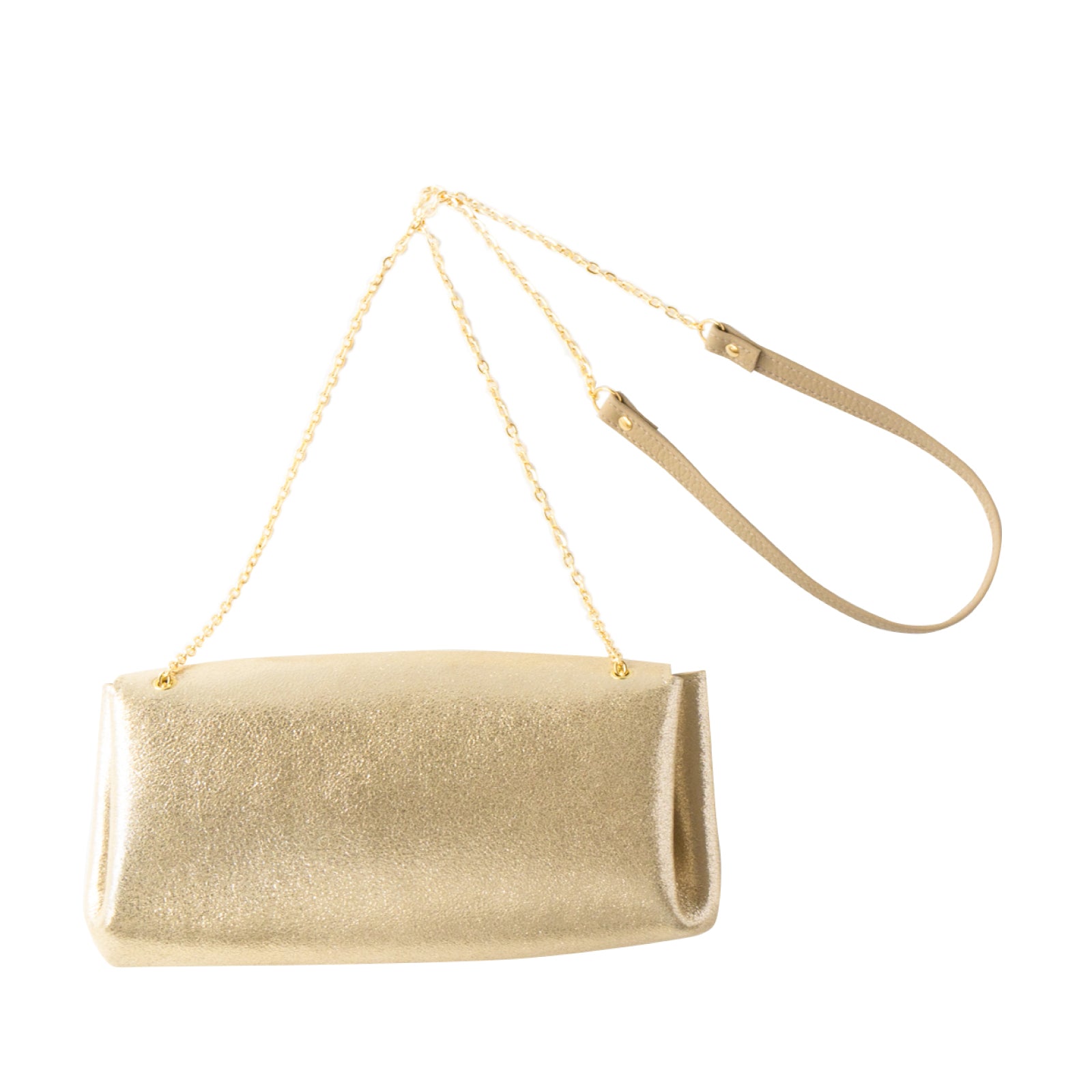 [1/1 (Wed) ~ 1/3 (Fri) 3-day limited time sale] Sparkling Shell Pochette CAT / Gold