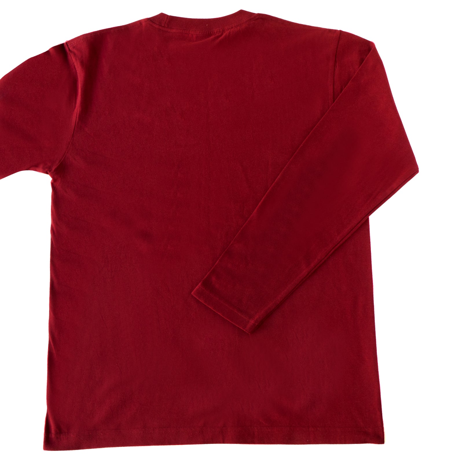 猫プリントロングTシャツ [白猫の行進] / バーガンディー -Philosophii