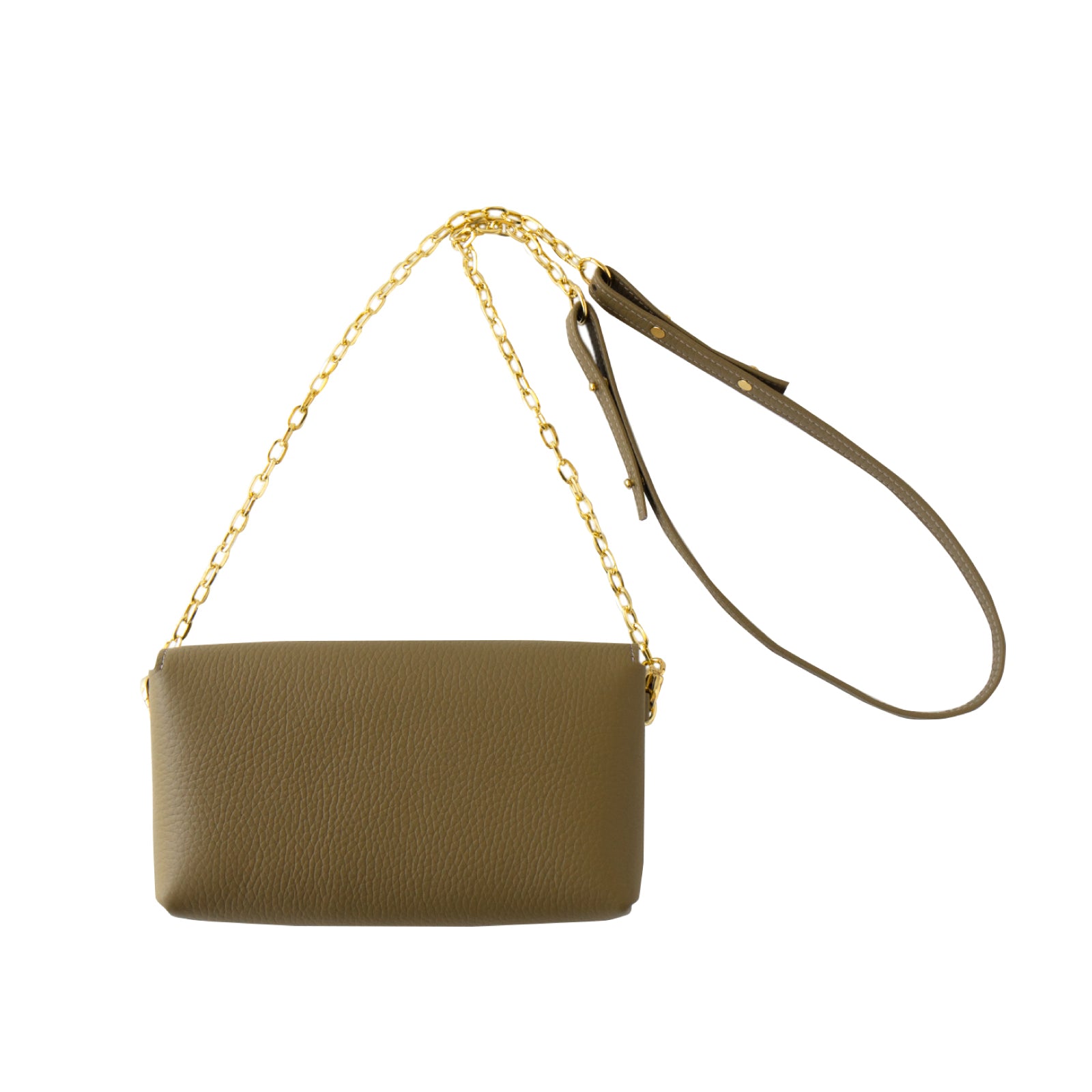 [Made to order from 9/6 (Fri) to 9/16 (Mon)] Fleur Million Pochette Cuir Mache / Taupe 