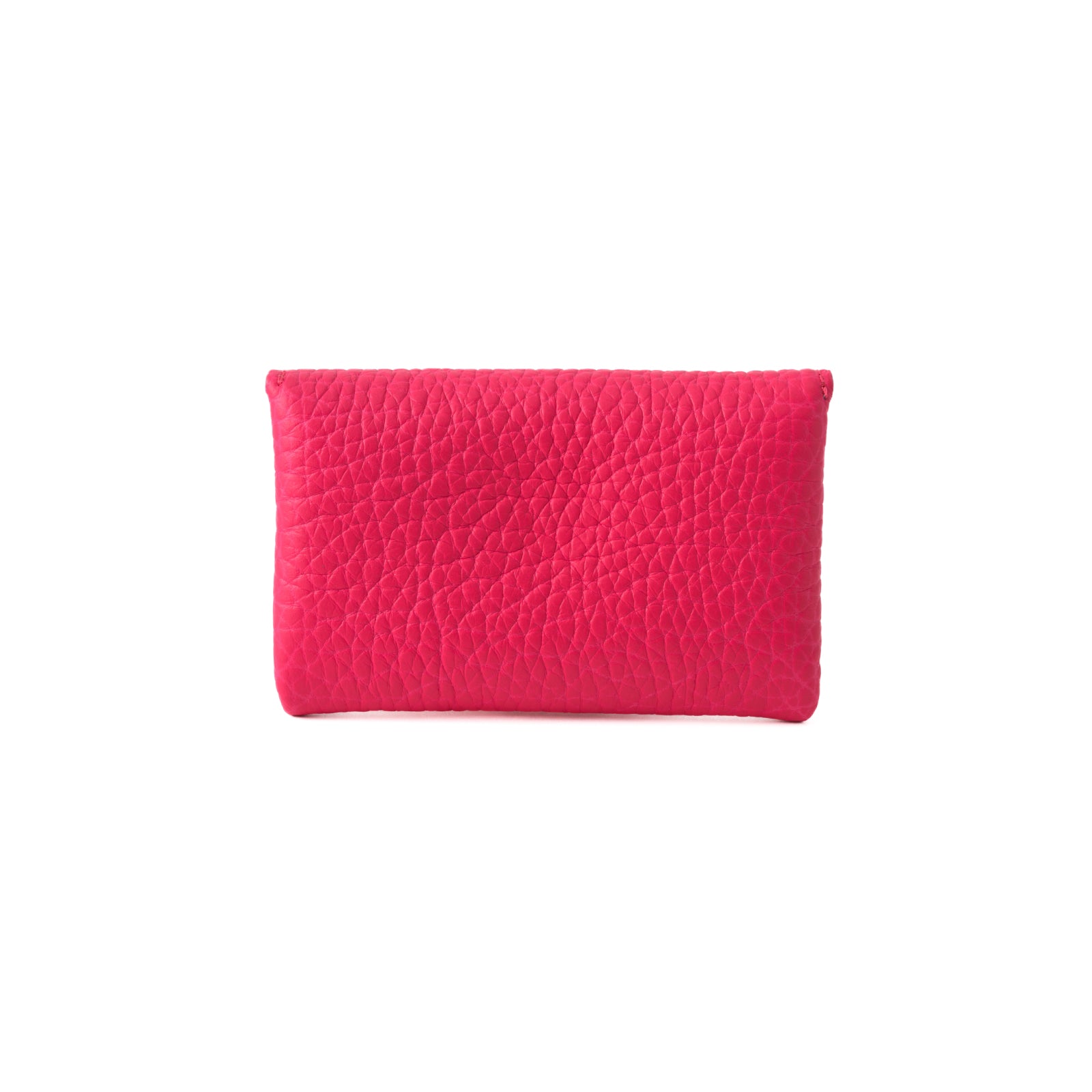 Leather flap mini wallet / Taurillon Clemence