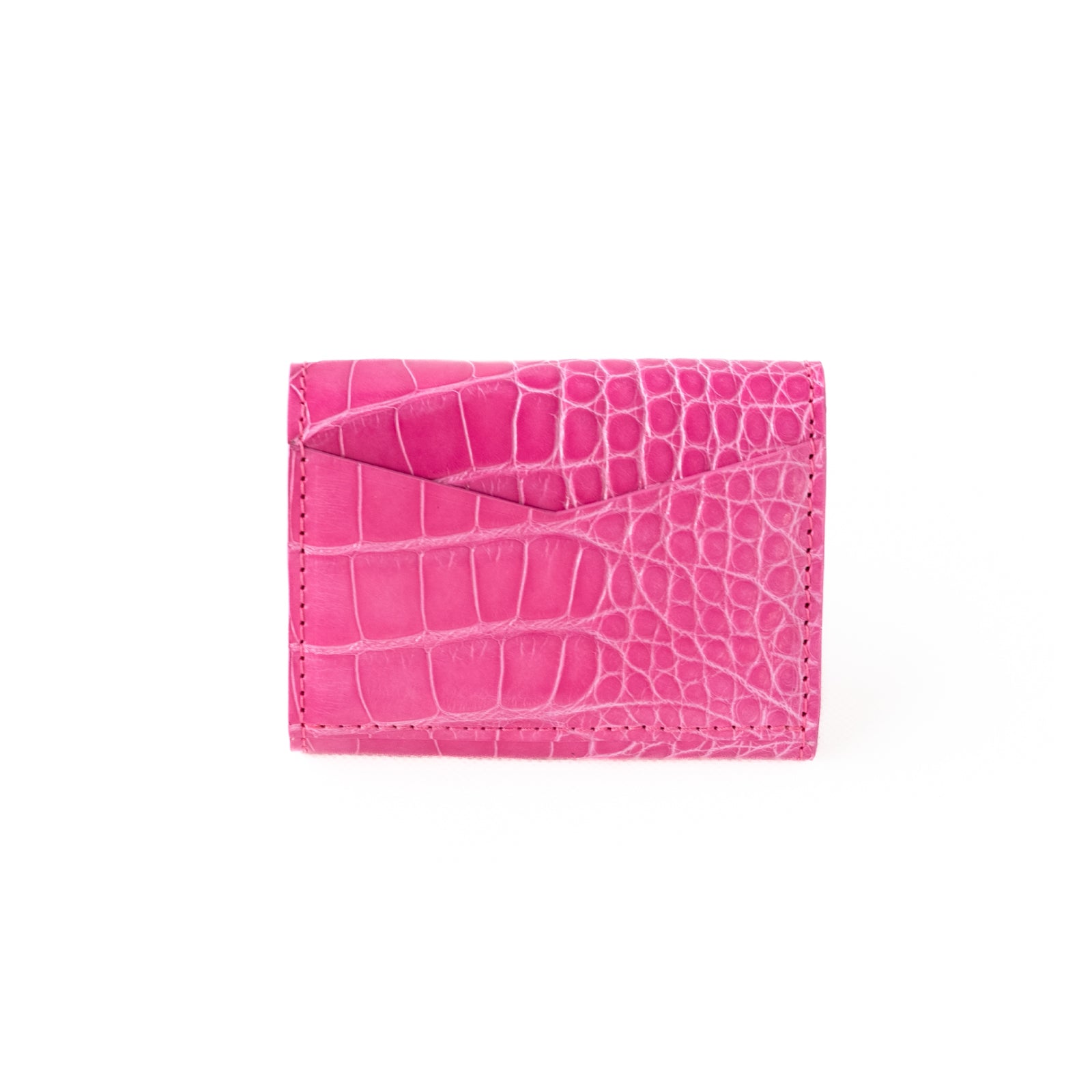 [Limited Item] Handy Wallet Opera Crocodile / Cherry Pink 