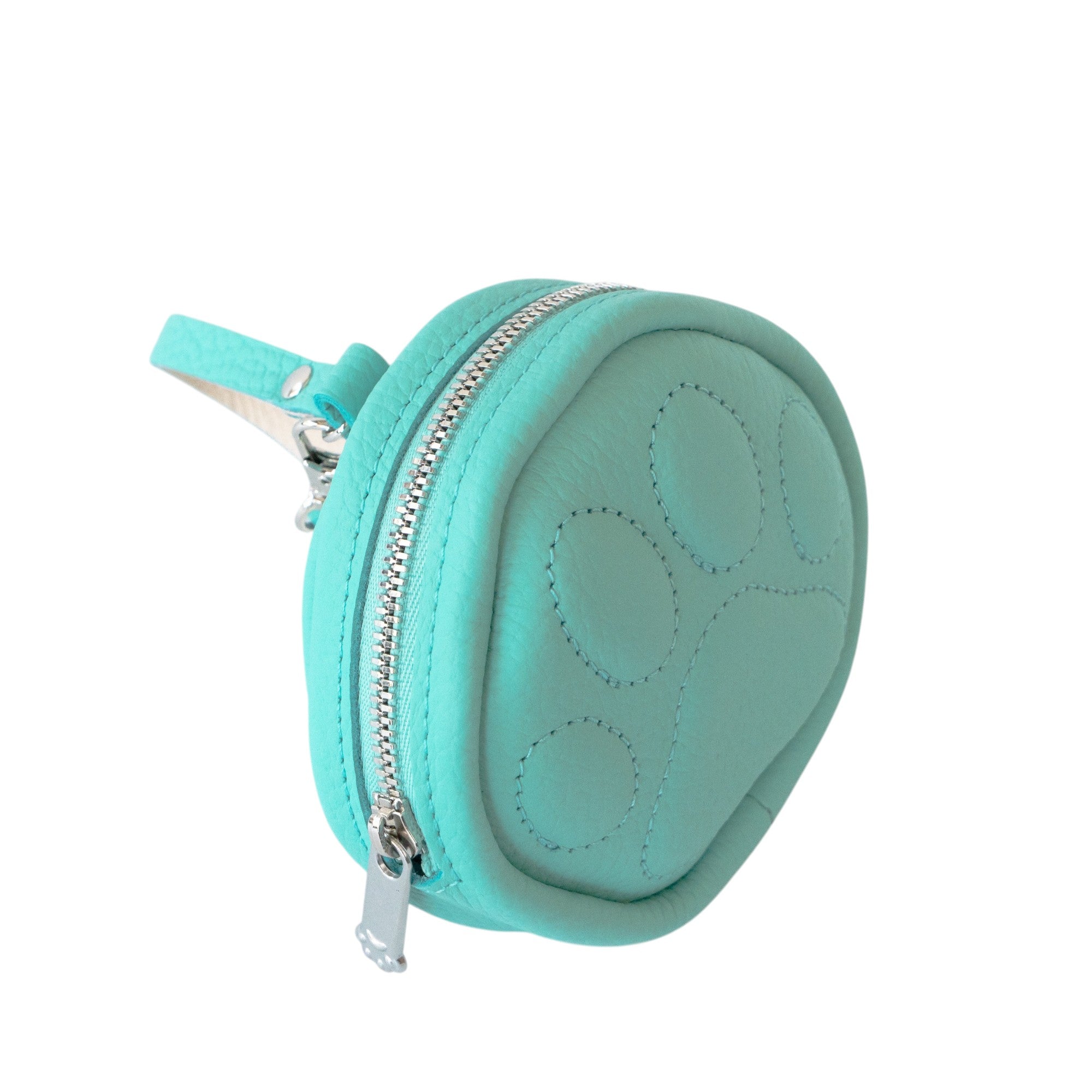 PAW Charm Pouch Cuir Mash / Bleu Dragée