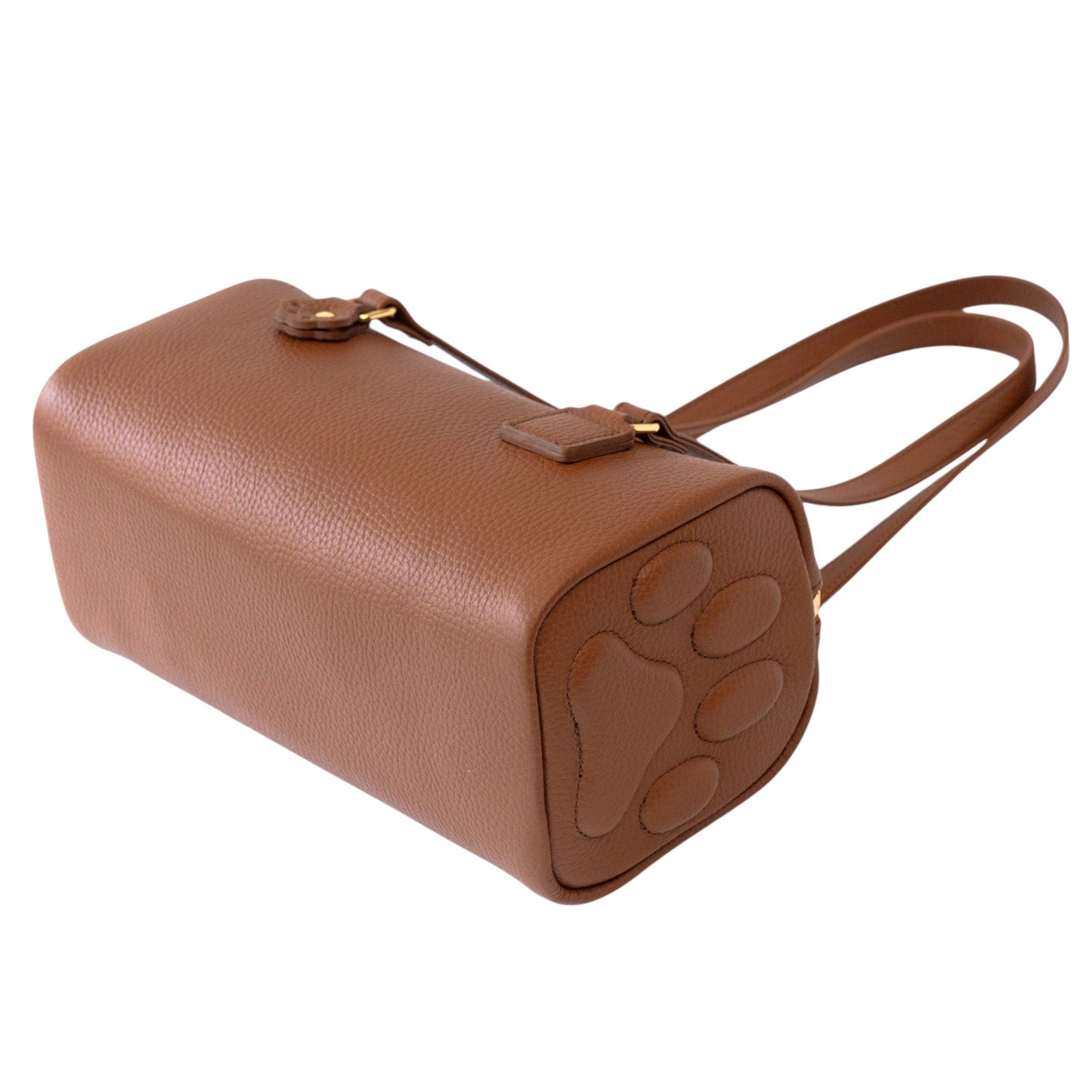 [10% OFF: Friday, May 22, 10:00 PM - Sunday, May 24] Mini Boston Bag - PAW Cuir Mash / Camel