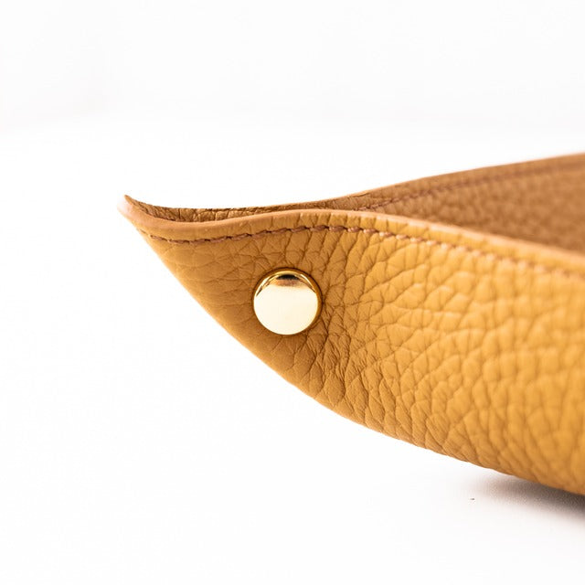 [6th Anniversary Sale] Leather Tray 20 Taurillon Clemence/Sesame