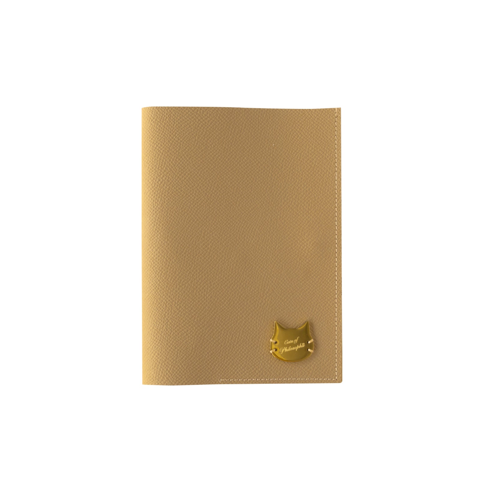 [10/8 (Tue) One-day only, pre-order sale] Neko Help notebook cover Cuir Minerva / Chai