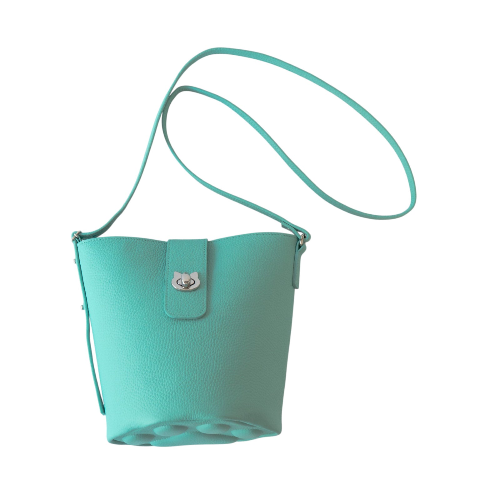 【期間限定：4/24(金)22:00〜26(日)】【受注生産】 ショルダーバッグ  PAW (パウ)   キュイール・マッシュ / ブルードラジェ