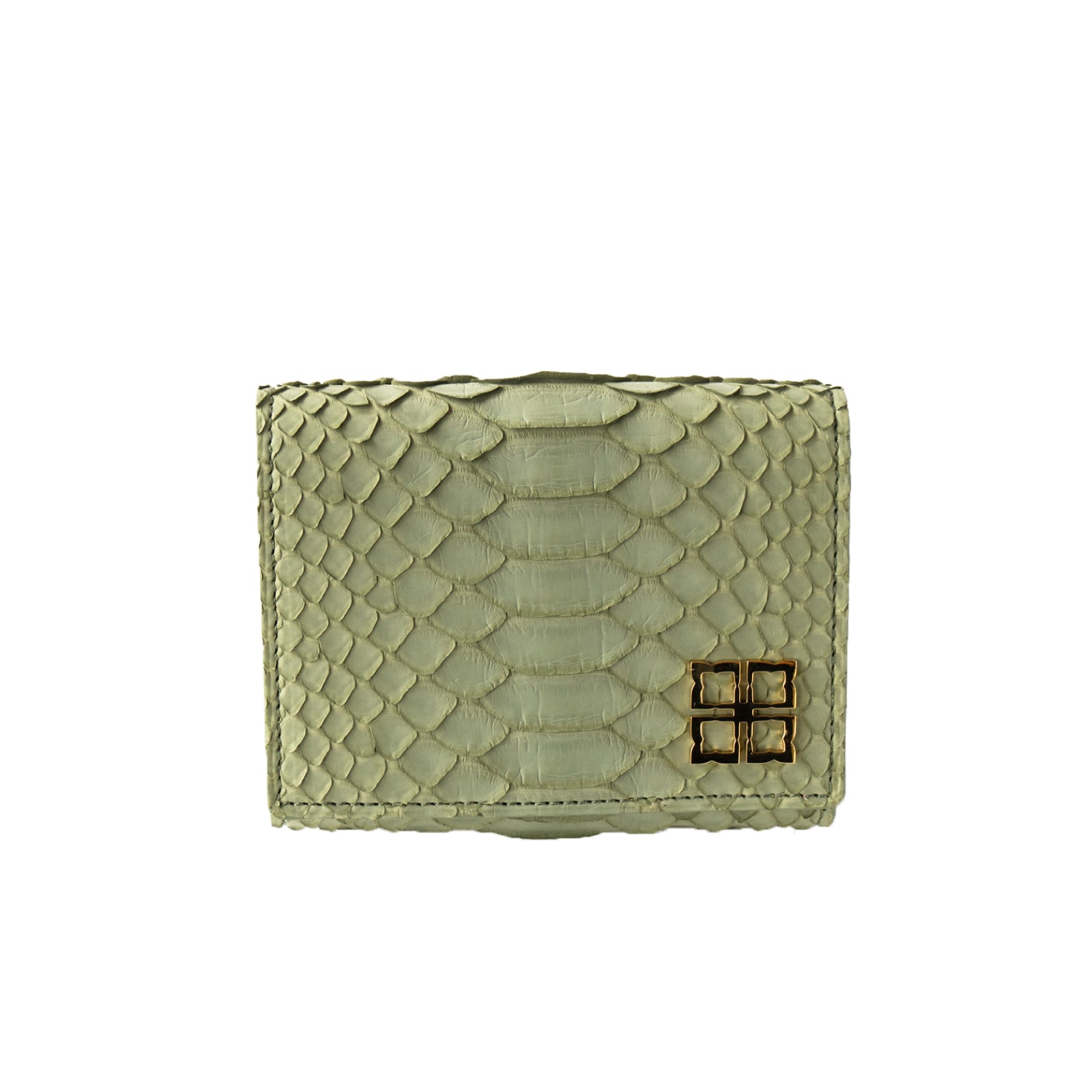 [Made to order 9/13 (Fri) - 9/23 (Mon)] Handy Wallet Opera Lily Grande Color Python / Moss Green