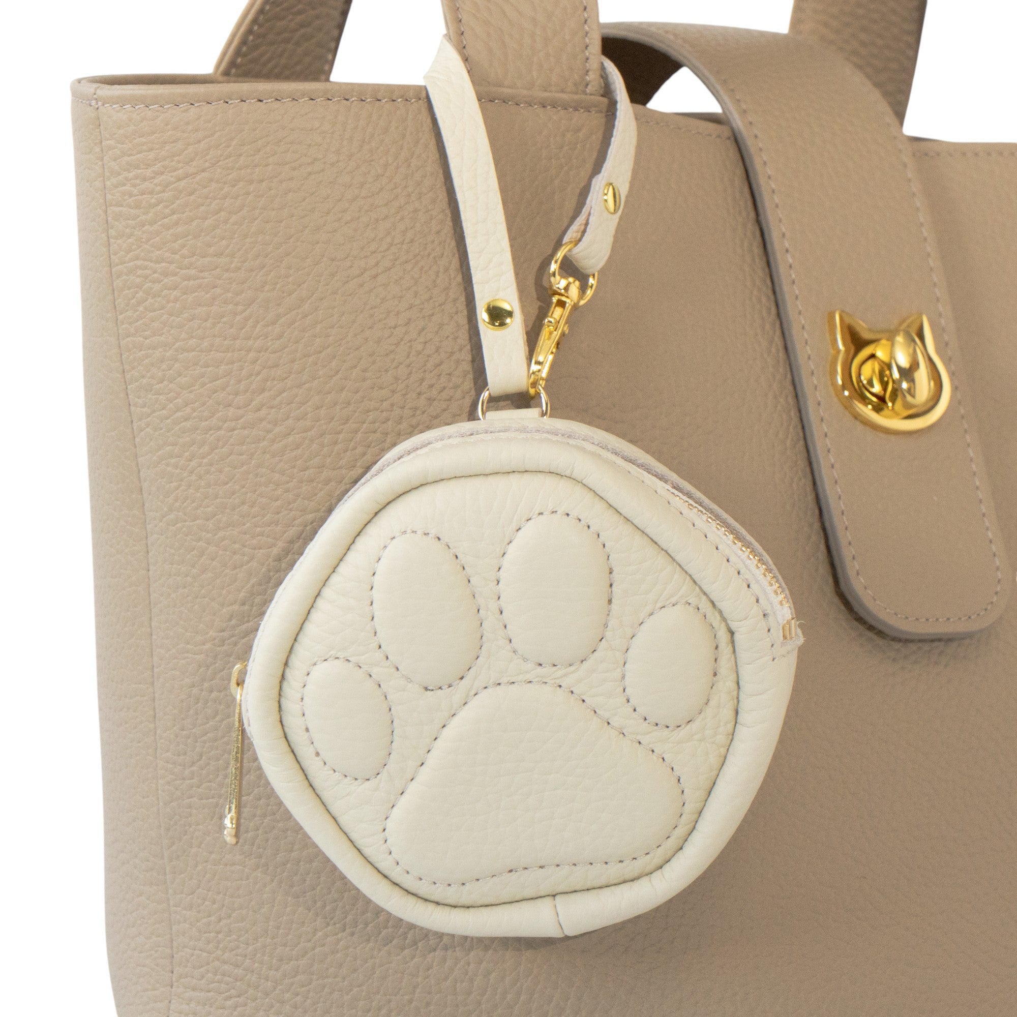 【2/21(土)22:00～23(月)23:59】【猫の日限定】PAWうちのこチャームポーチ　キュイール・マッシュ   /  メレンゲ