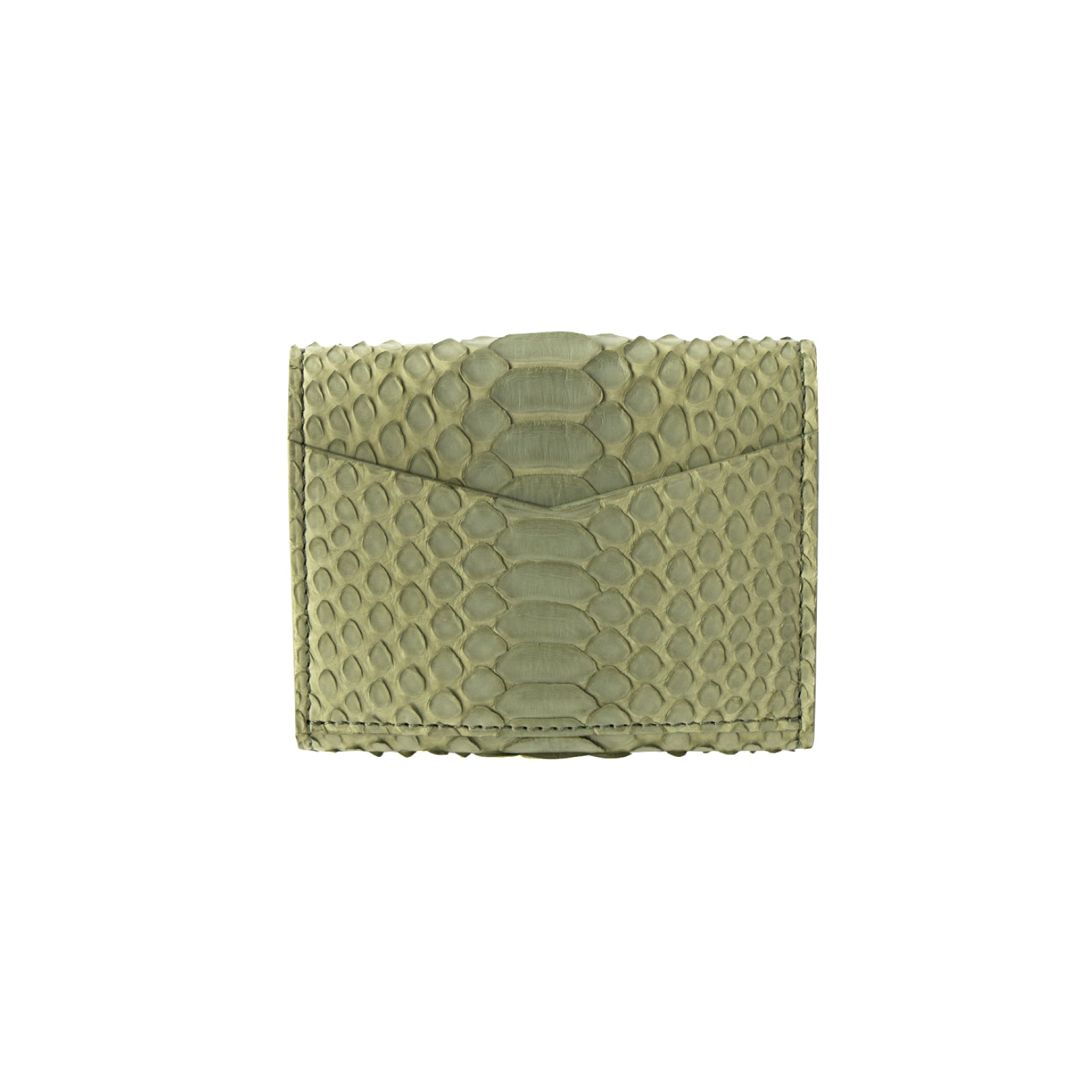 [Made to order 9/13 (Fri) - 9/23 (Mon)] Handy Wallet Opera Lily Color Python / Moss Green