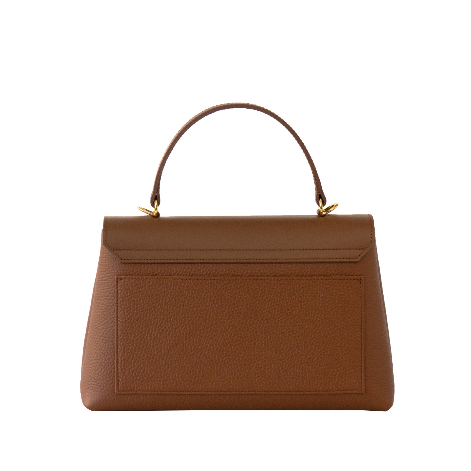 【受注販売：7/24(金)22:00～26(日)】【初回10%OFF】フラップコンビハンドバッグ  /  キャメル